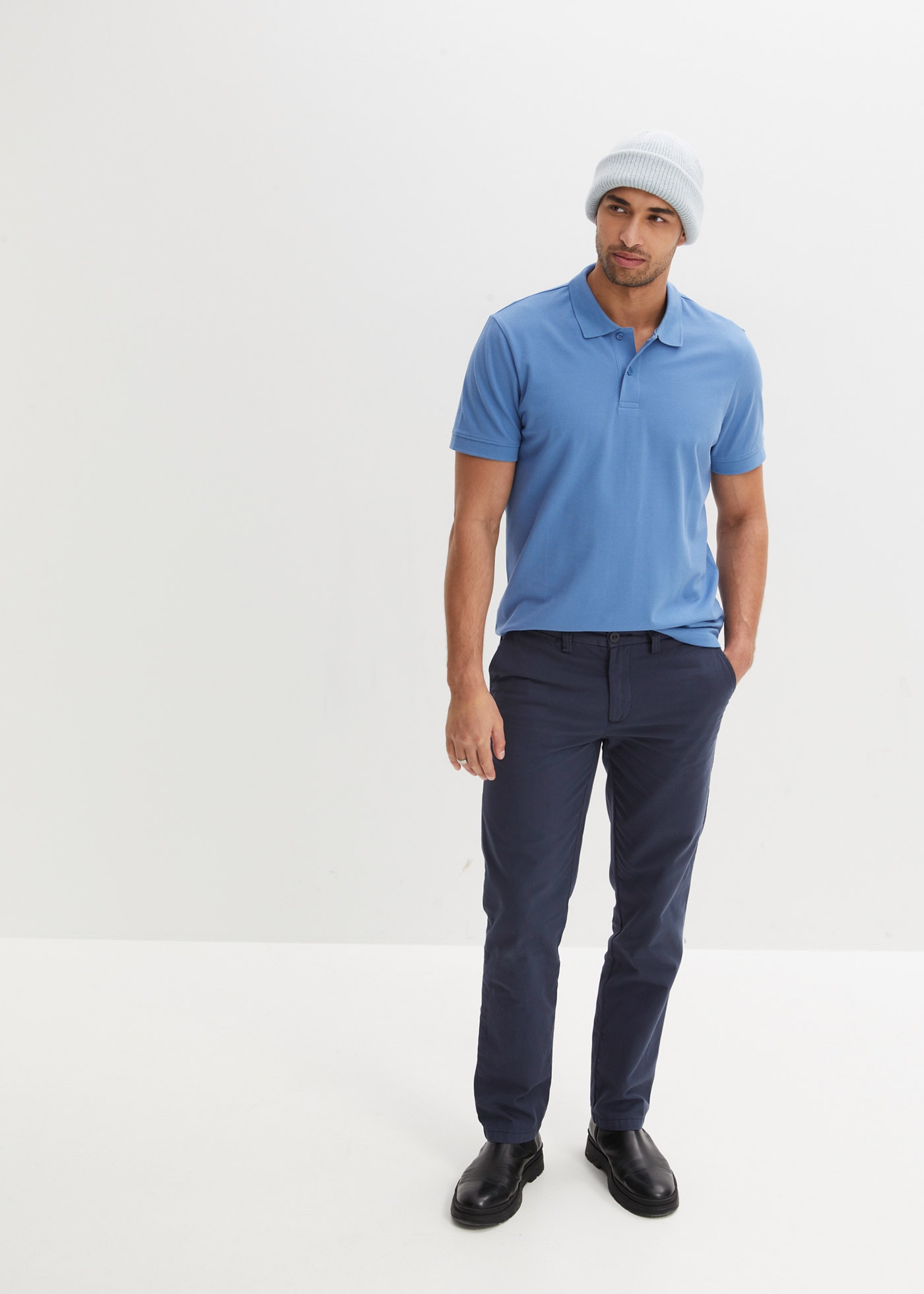 bonprix Poloshirt »Piqué-Poloshirt aus reiner Baumwolle« 1 Regular Fit, Kurzarm, aus hautfreundlicher Baumwolle