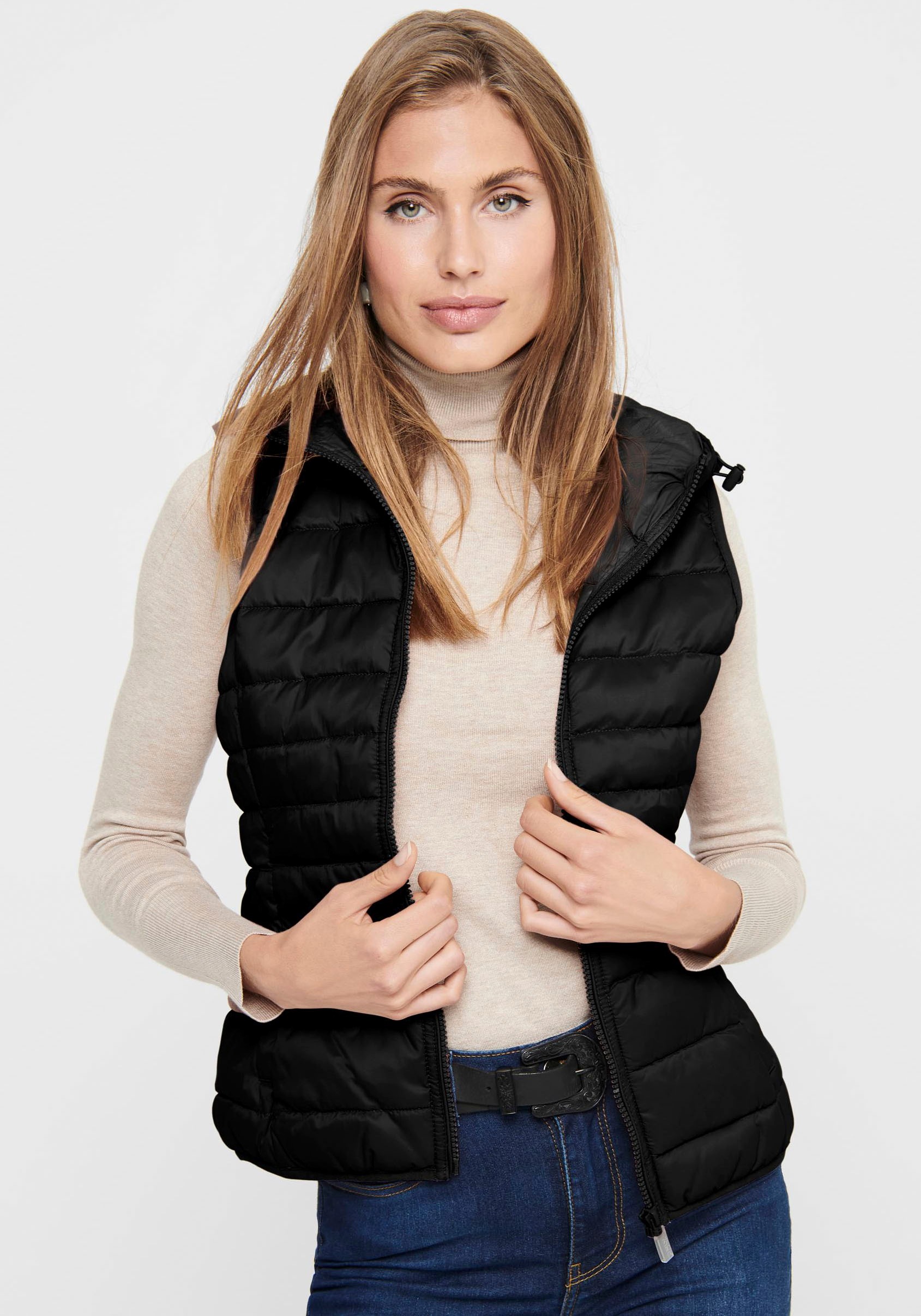 Only Steppweste »ONLNEWTAHOE HOOD WAISTCOAT«