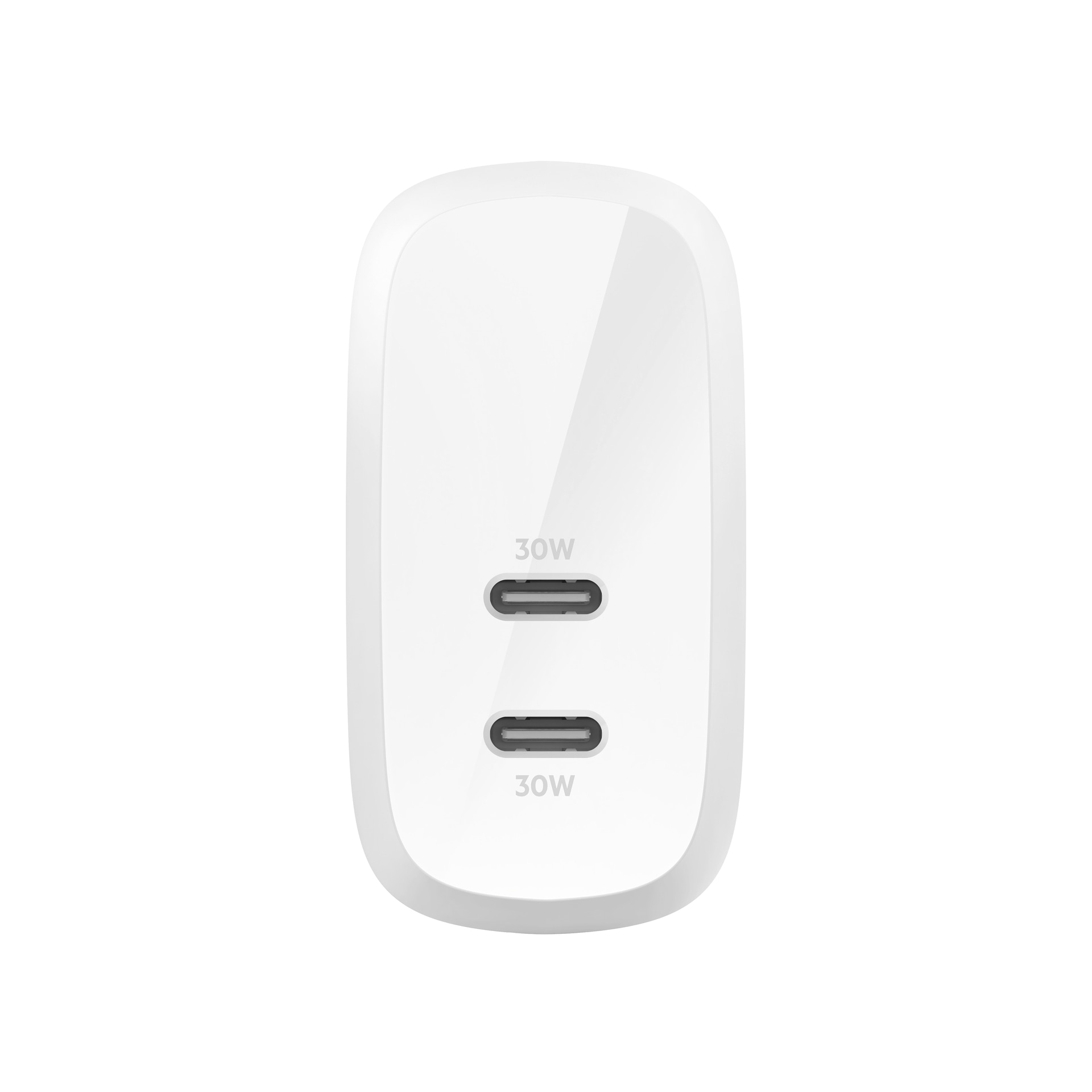 Belkin USB-Ladegerät »BoostCharge Pro 60 Watt Dual USB-C Ladegerät mit 2x USB-C Anschlüssen«, (Netzteil für Laptops, Tablets, Smartphones)