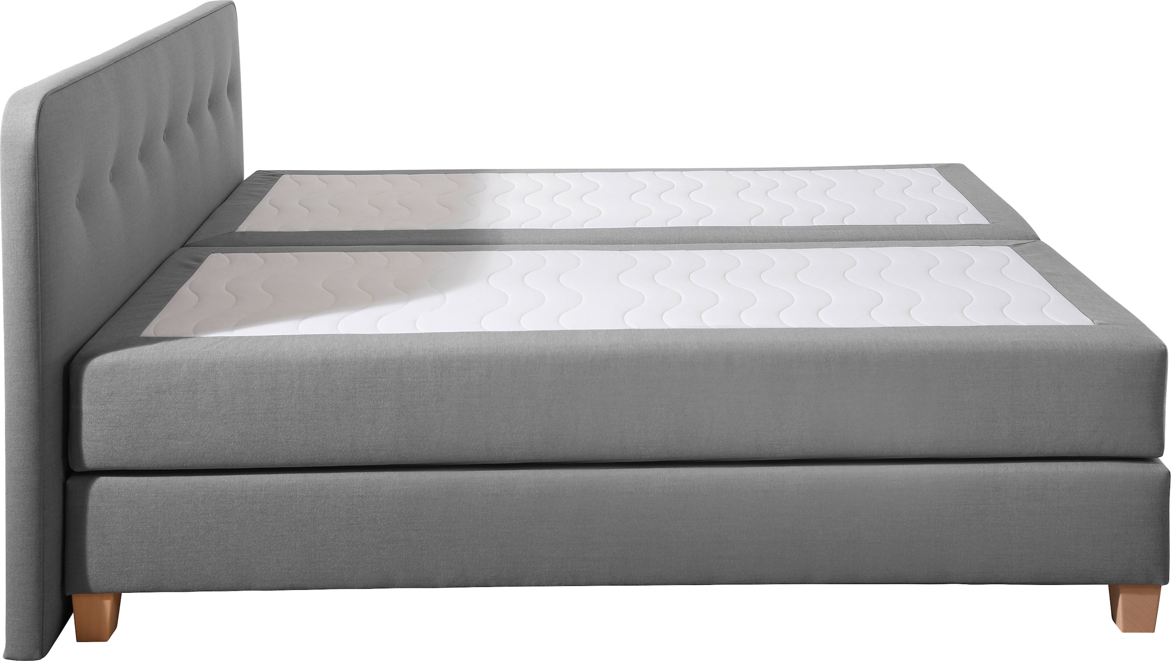 Home affaire Boxspringbett »Fargo«, in Überlänge 220 cm, mit Topper, 3 Ausführungen, 4, Breiten