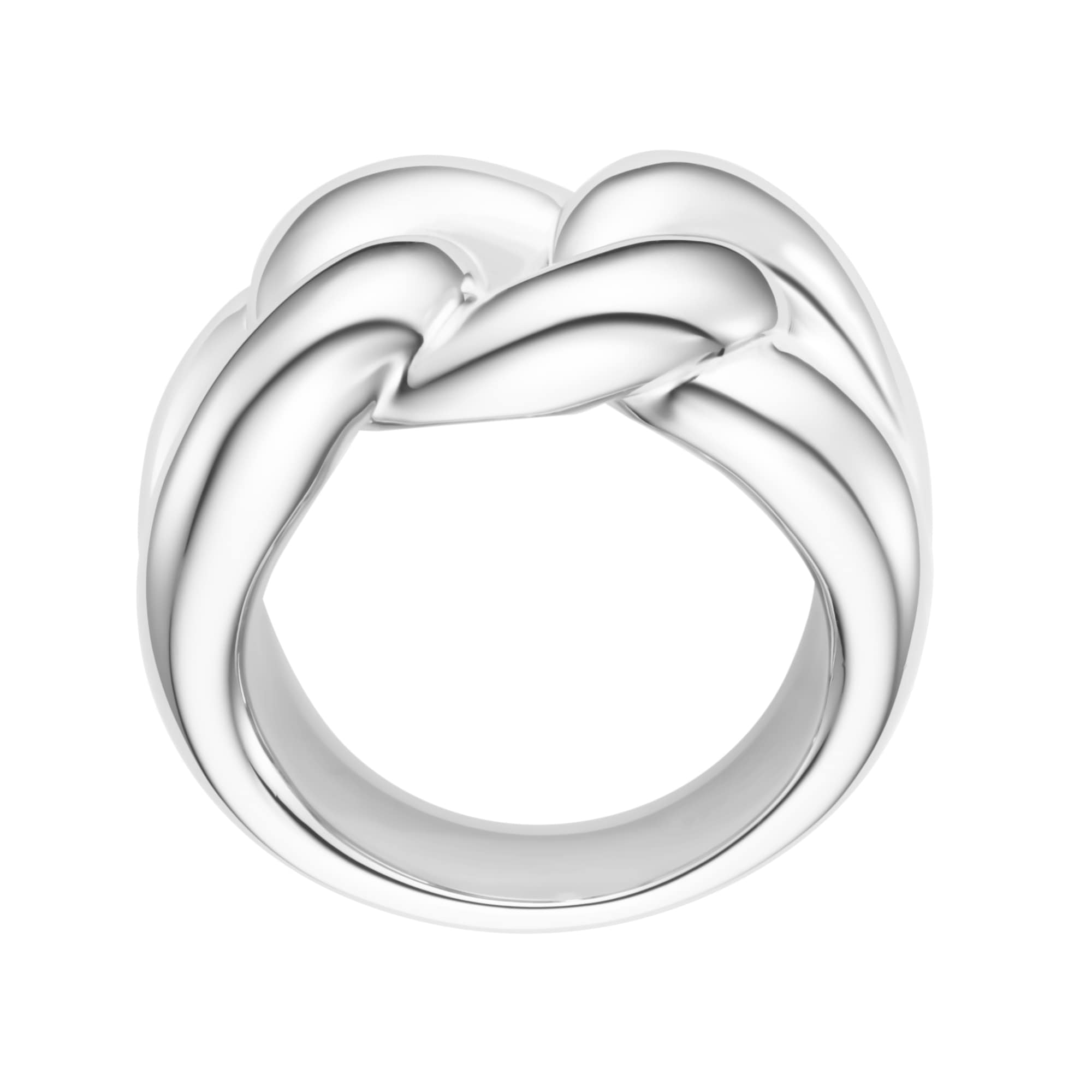 GIORGIO MARTELLO MILANO Silberring »Ring in Panzerketten-Optik, Silber 925«