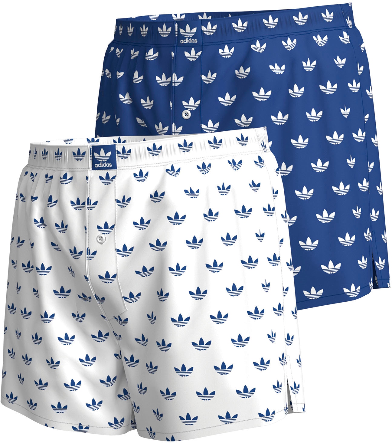 adidas Originals Webboxer »Comfort Cotton«, (2er Pack), mit Allover-Logoprint