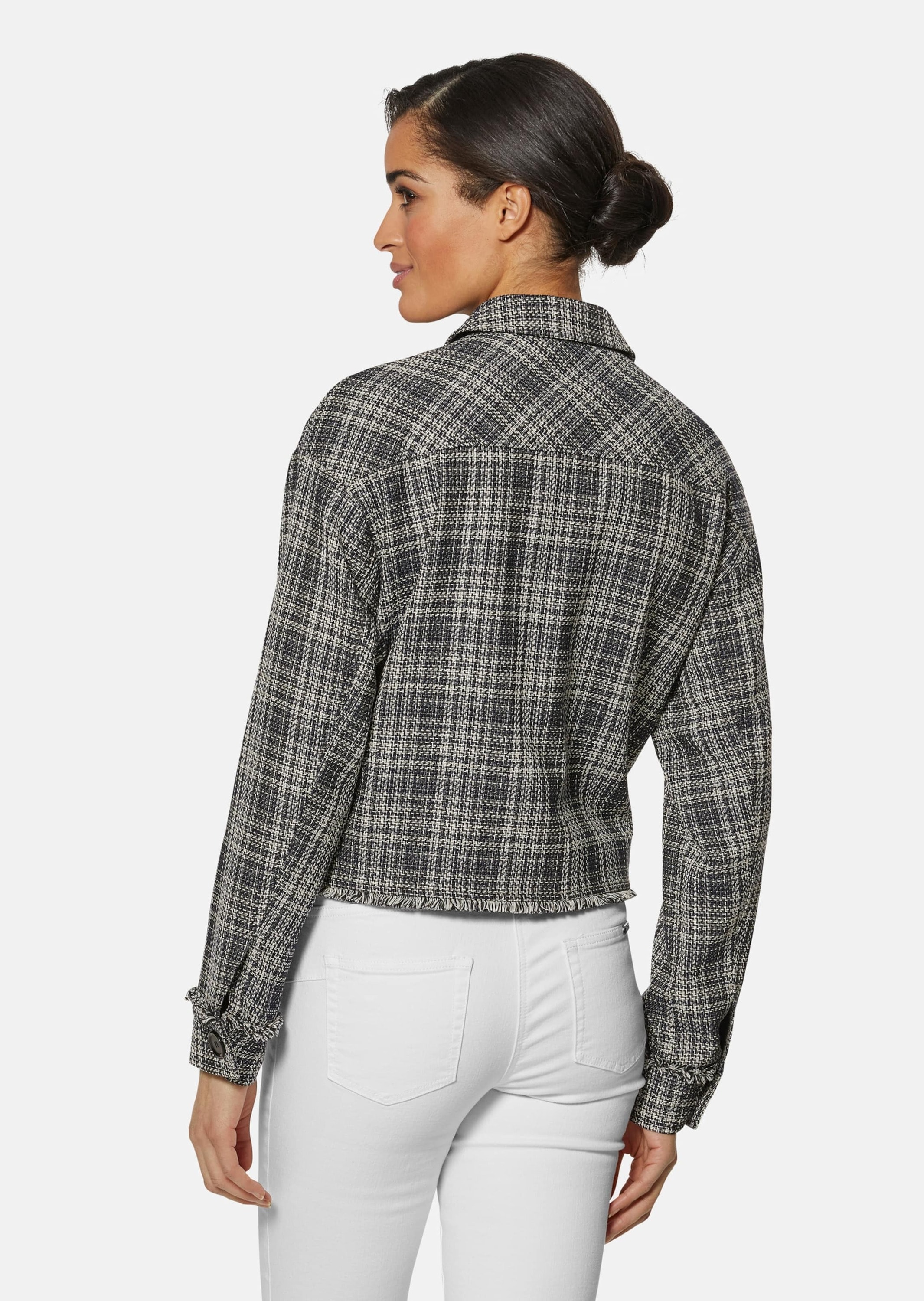 MADELEINE Kurzblazer »Blazer Kurzer Karoblazer«