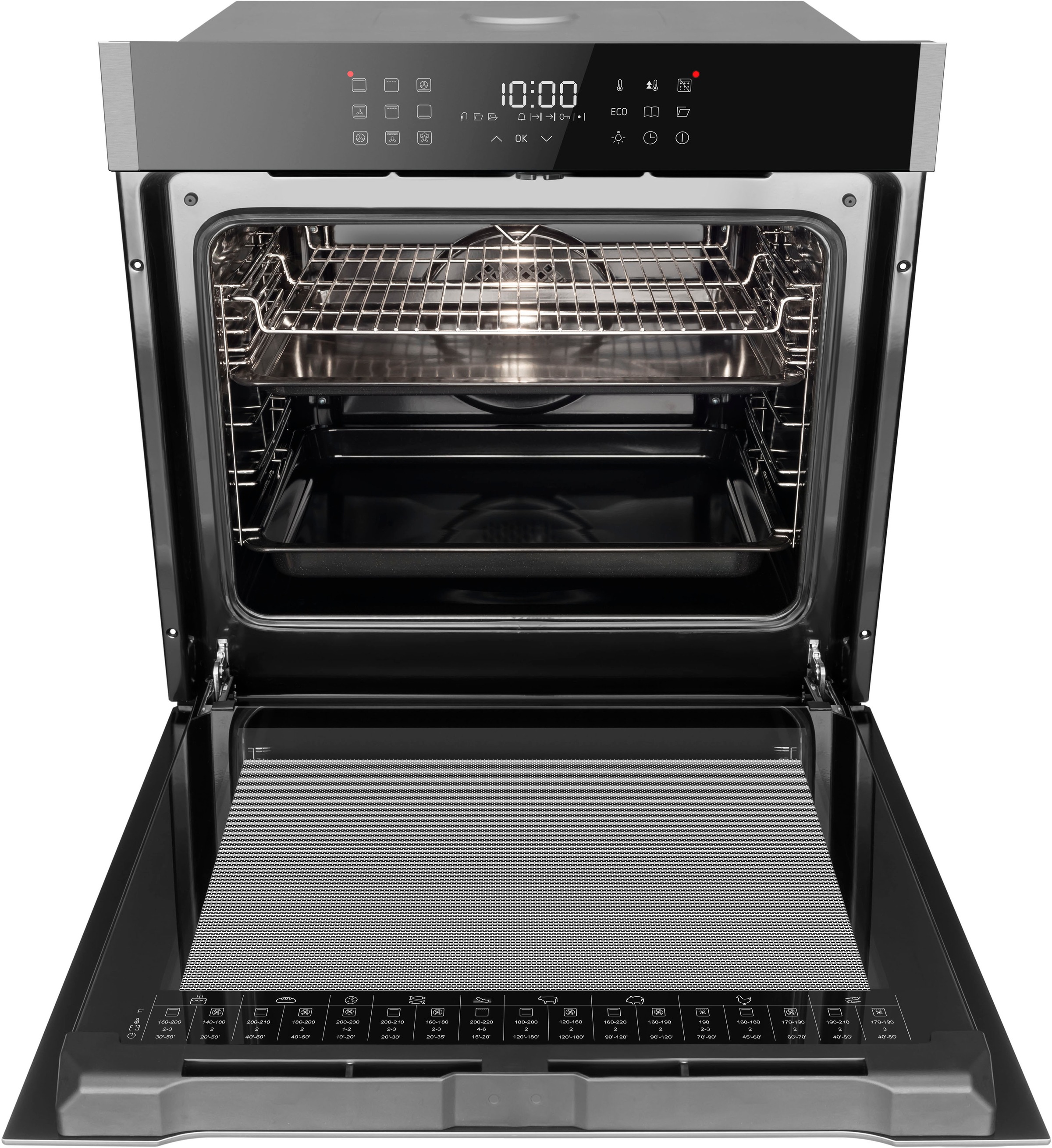 Amica Einbaubackofen  »EBPX 946 700 E«, mit Teleskopauszug nachrüstbar, Steam Clean, Pyrolyse-Selbstreinigung, XXL-Garraum