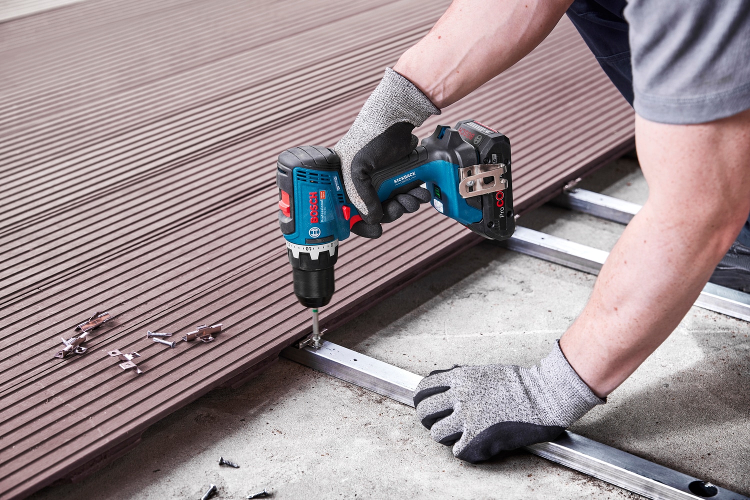 Bosch Professional Akku-Bohrschrauber »»GSR 18V-65««, Inkl. 2x Akku GBA 18V 5,0Ah, in L-BOXX 136