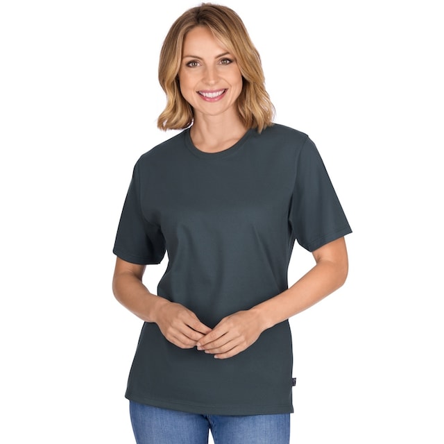 Trigema T-Shirt »TRIGEMA T-Shirt DELUXE Baumwolle« im OTTO Online Shop