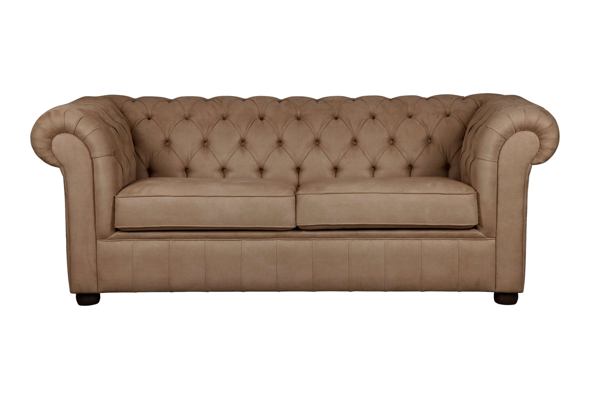 Home affaire 3-Sitzer »CHARENTE, optionale Schlafsofa, Chesterfield-Sofa, Bettfunktion«, mit edler Knopfheftung und typischen Armlehnen, B/T/H 198/89/74 cm