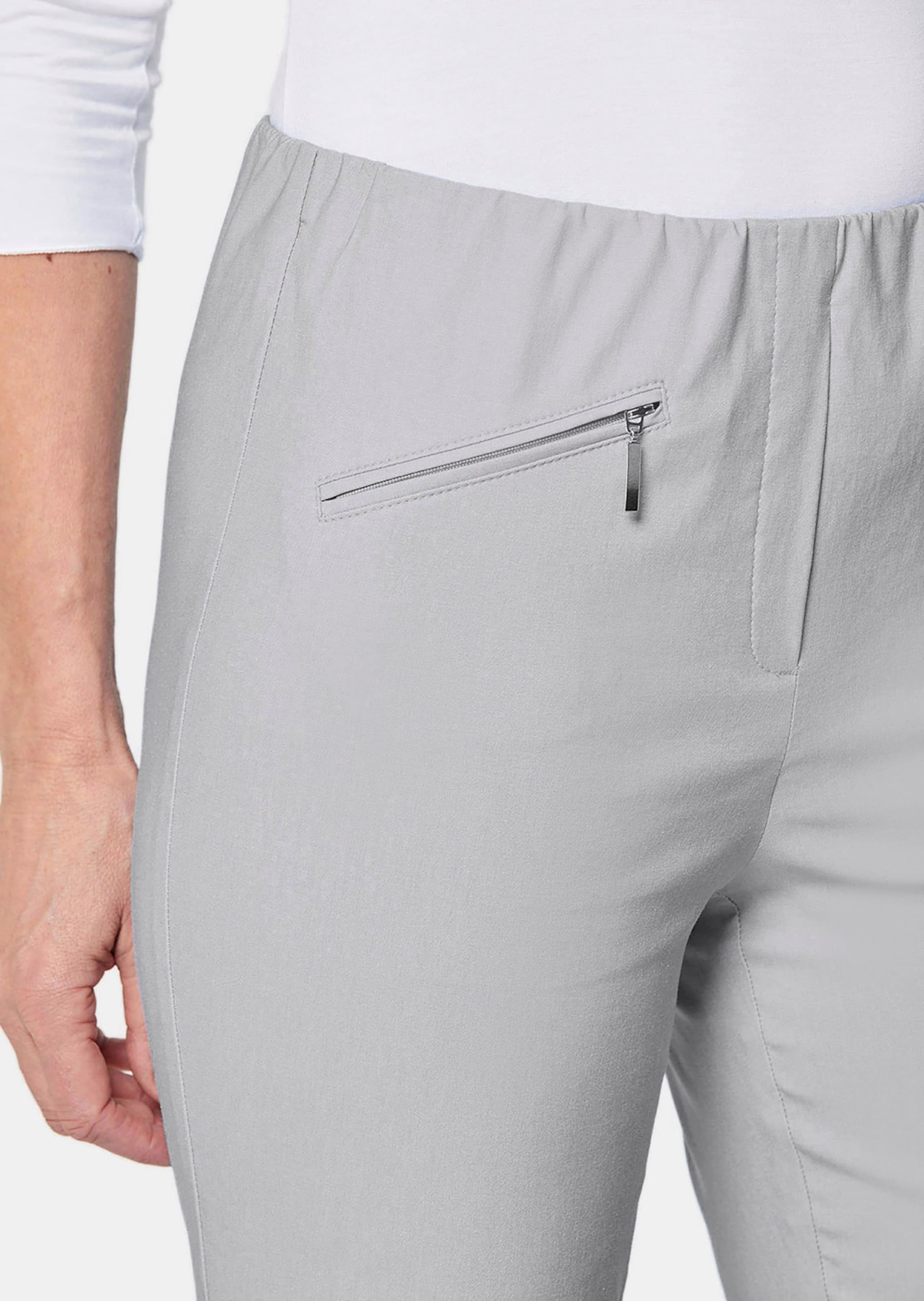 GOLDNER 2-in-1-Hose »Schlupfhose LOUISA mit Steppnähten«