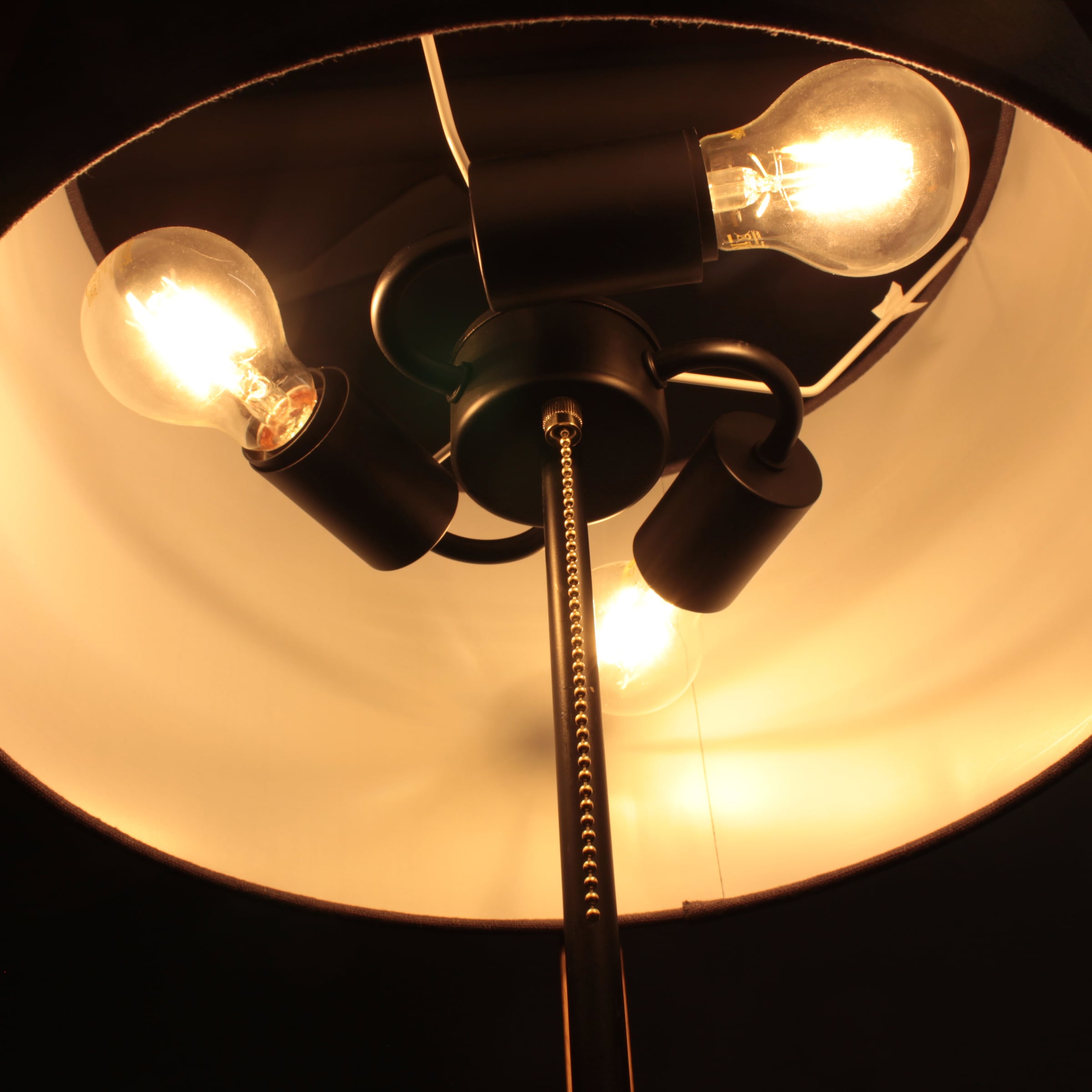 FISCHER & HONSEL Stehlampe »SHINE-WOOD«, 3 flammig, Leuchtmittel E27 | ohne Leuchtmittel, Made in Germany, langlebige LED