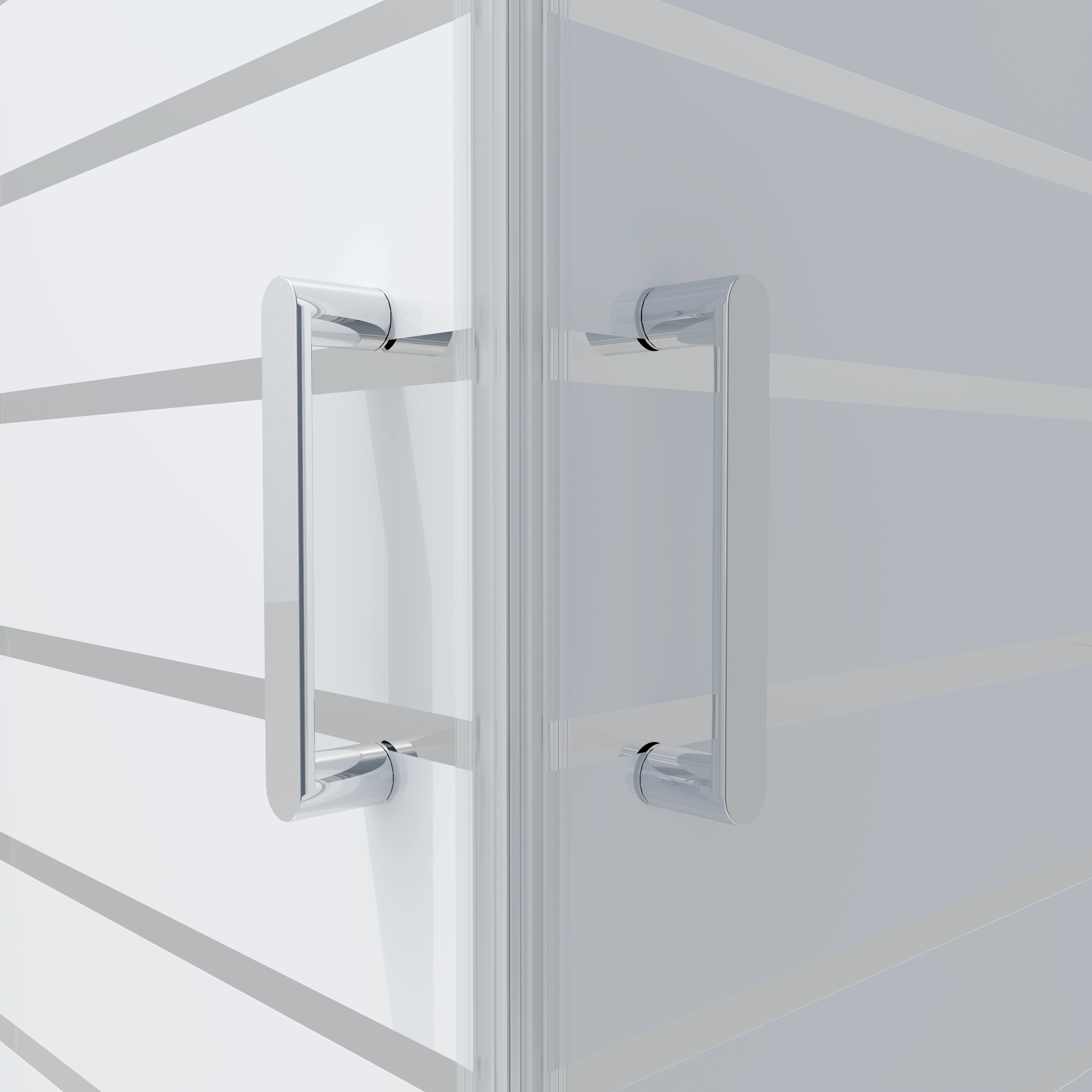 welltime Eckdusche »Trento« Extrahohe 195cm, mit verbessertem Rollensystem