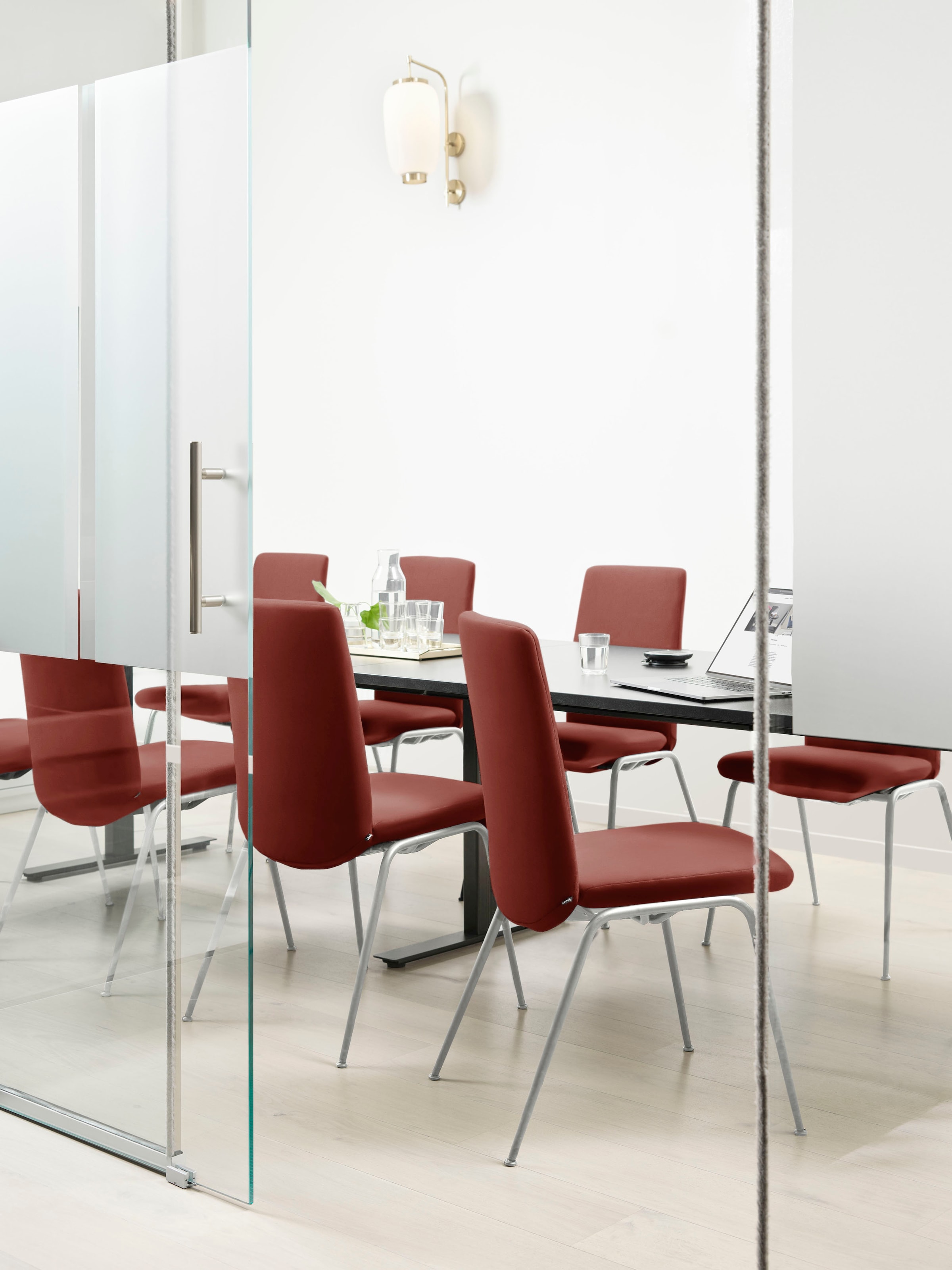 Stressless® Polsterstuhl »Laurel« () Low Back, Größe L, mit Beinen aus Stahl in Schwarz matt