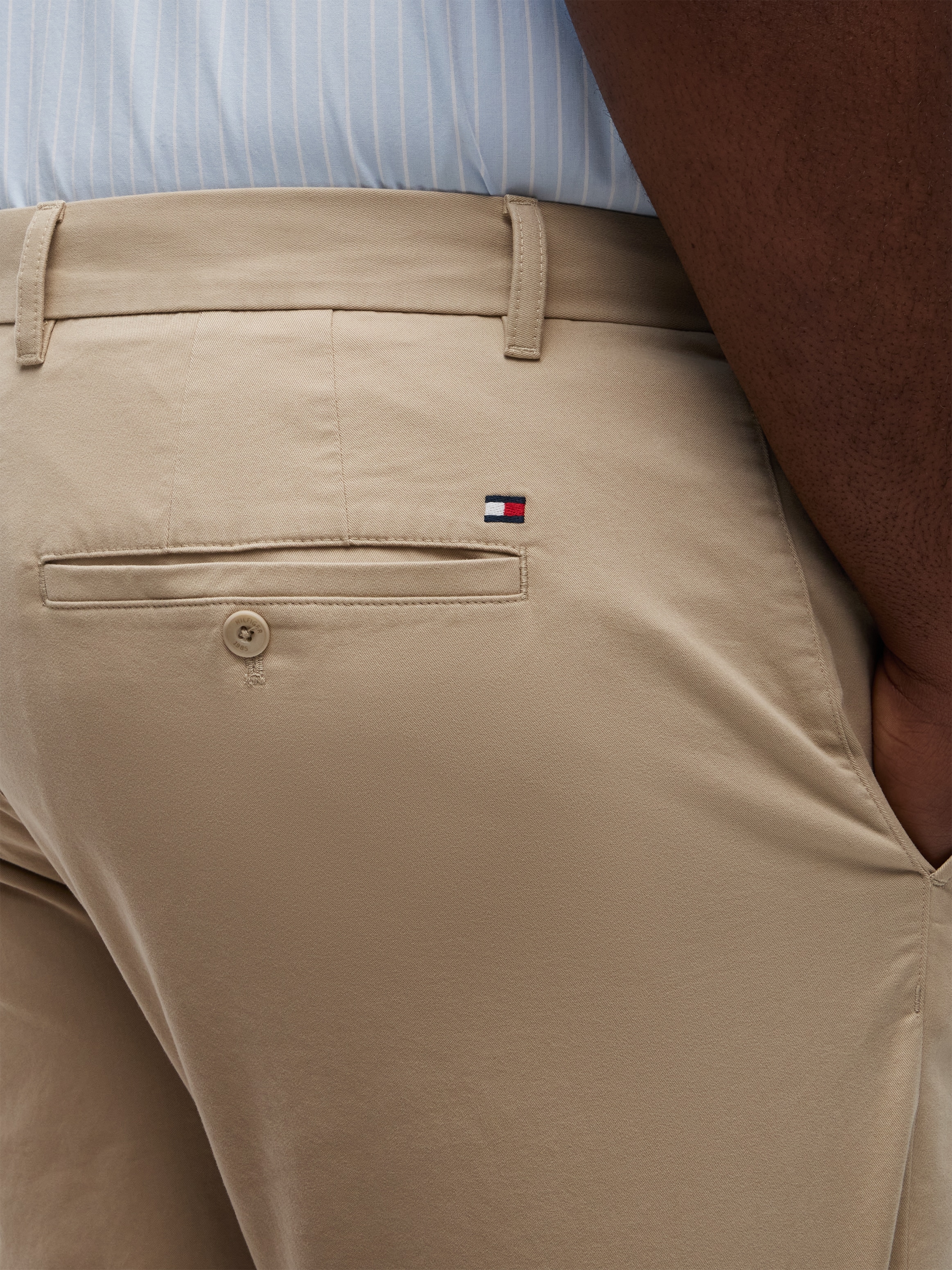 Tommy Hilfiger Big & Tall Chinoshorts »BT-DENTON 9.5 ESS TWILL-B«  Twill, slim fit, Große Größen