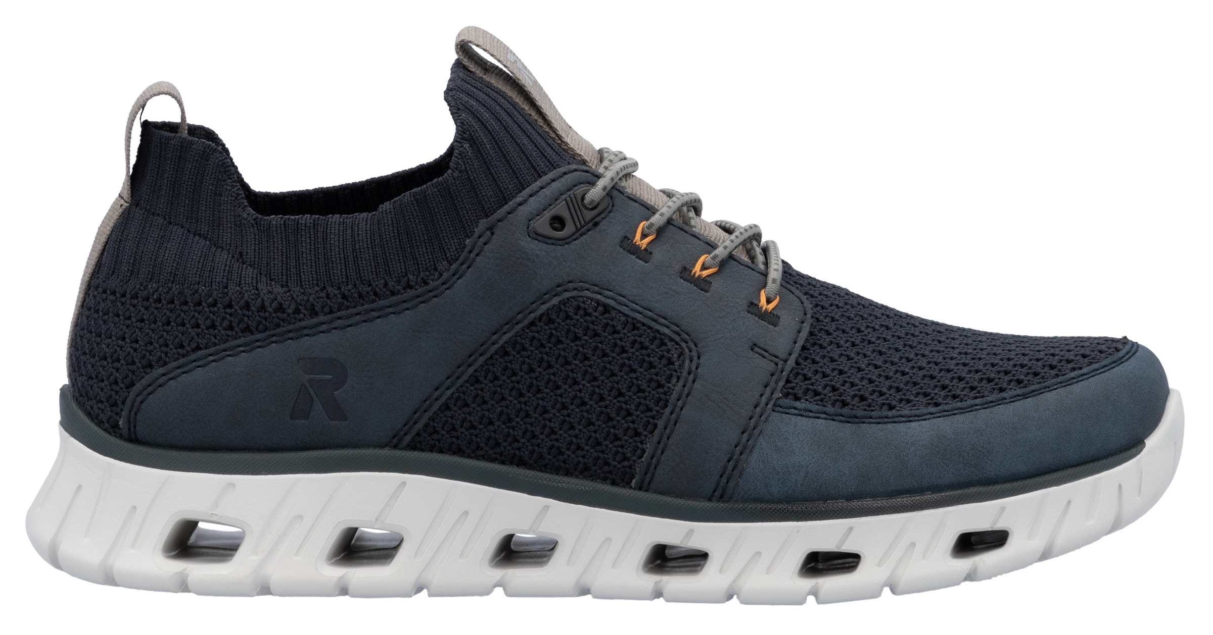 RIEKER Sport Slip-On Sneaker, Halbschuh, Freizeitschuh, Slipper mit modischer Laufsohle