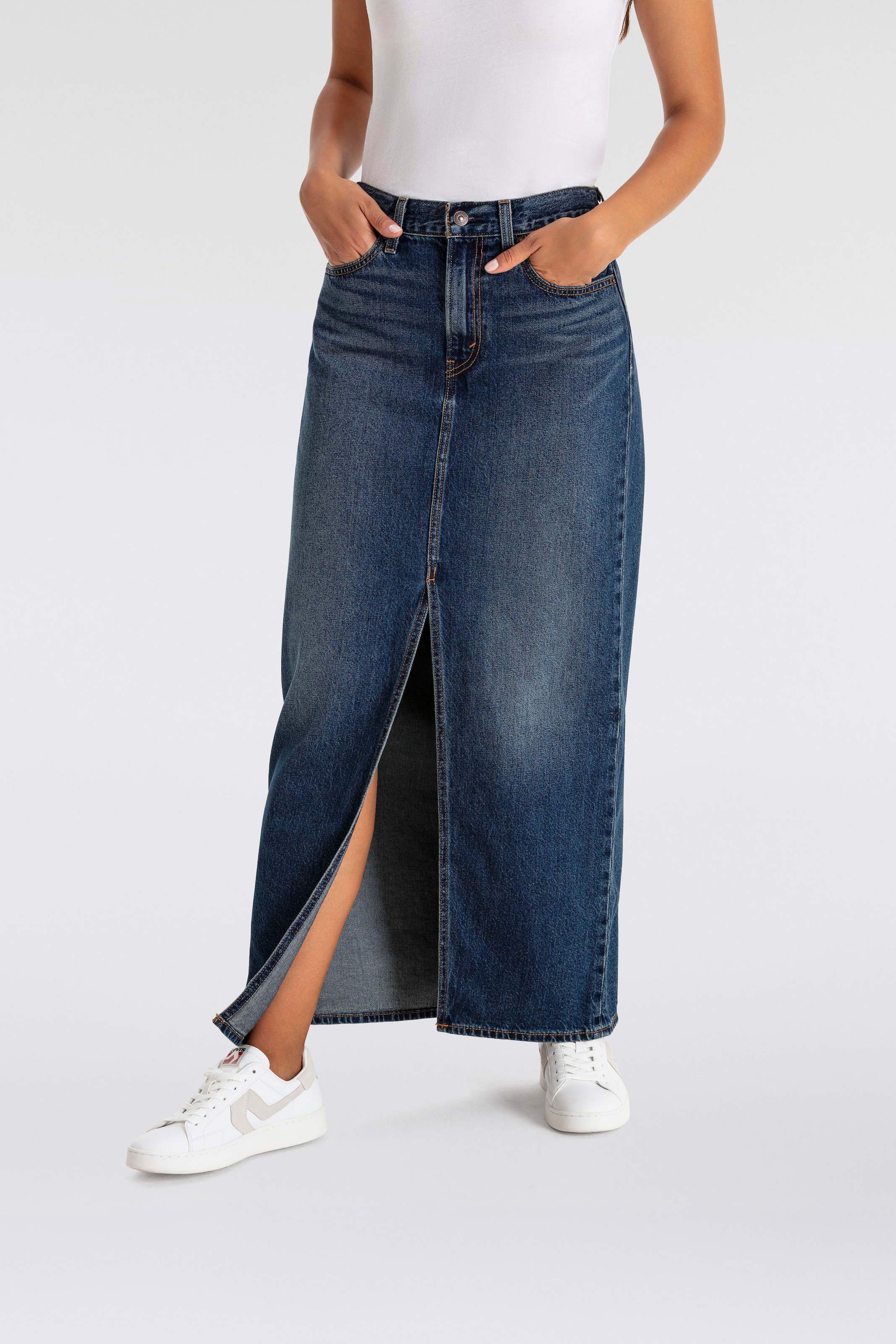 Jeansrock »Ankle Column Skirt«