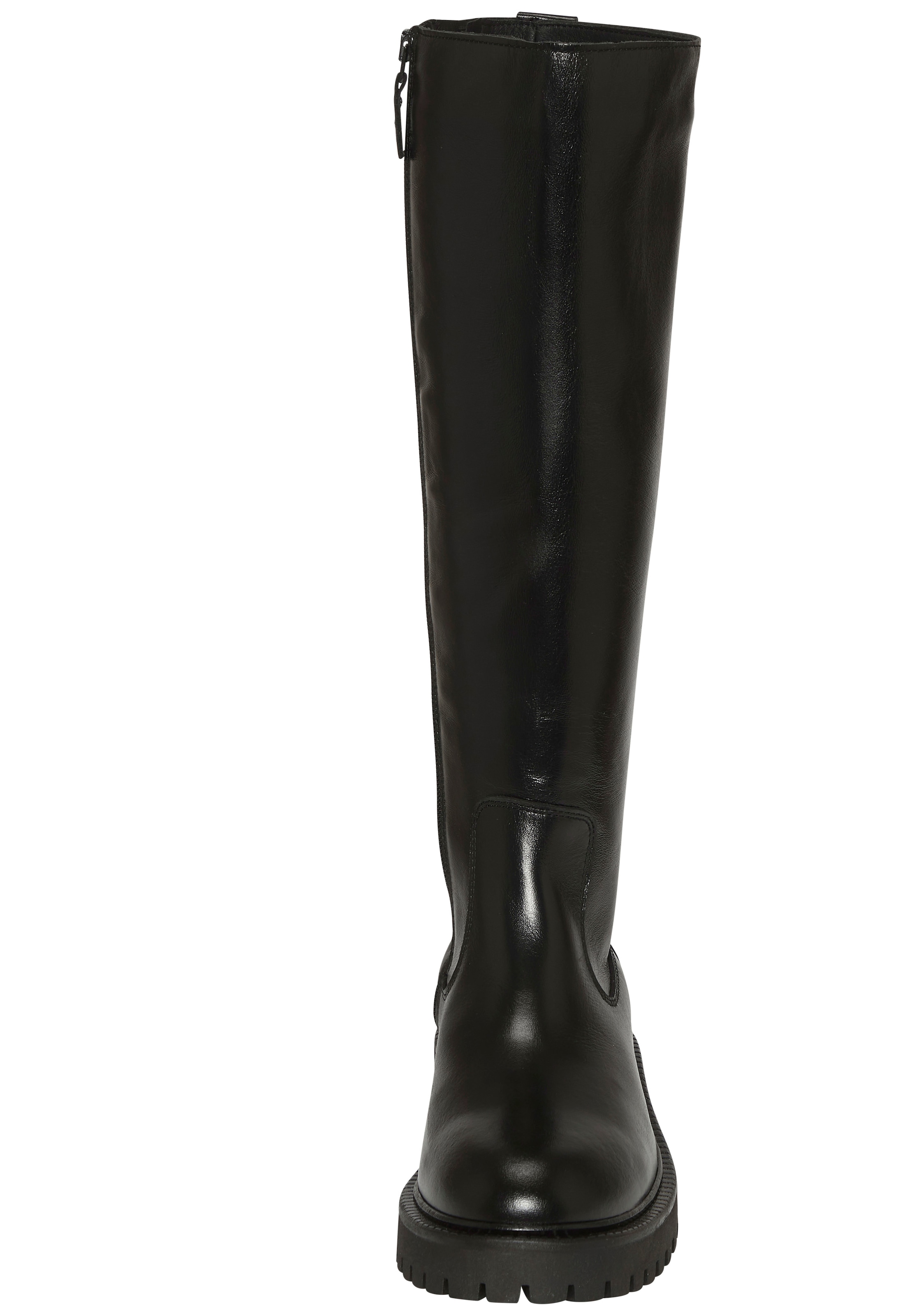 Marc O'Polo Stiefel »Model Phia 16«  Blockabsatz, Langschaftstiefel mit praktischem Reißverschluss