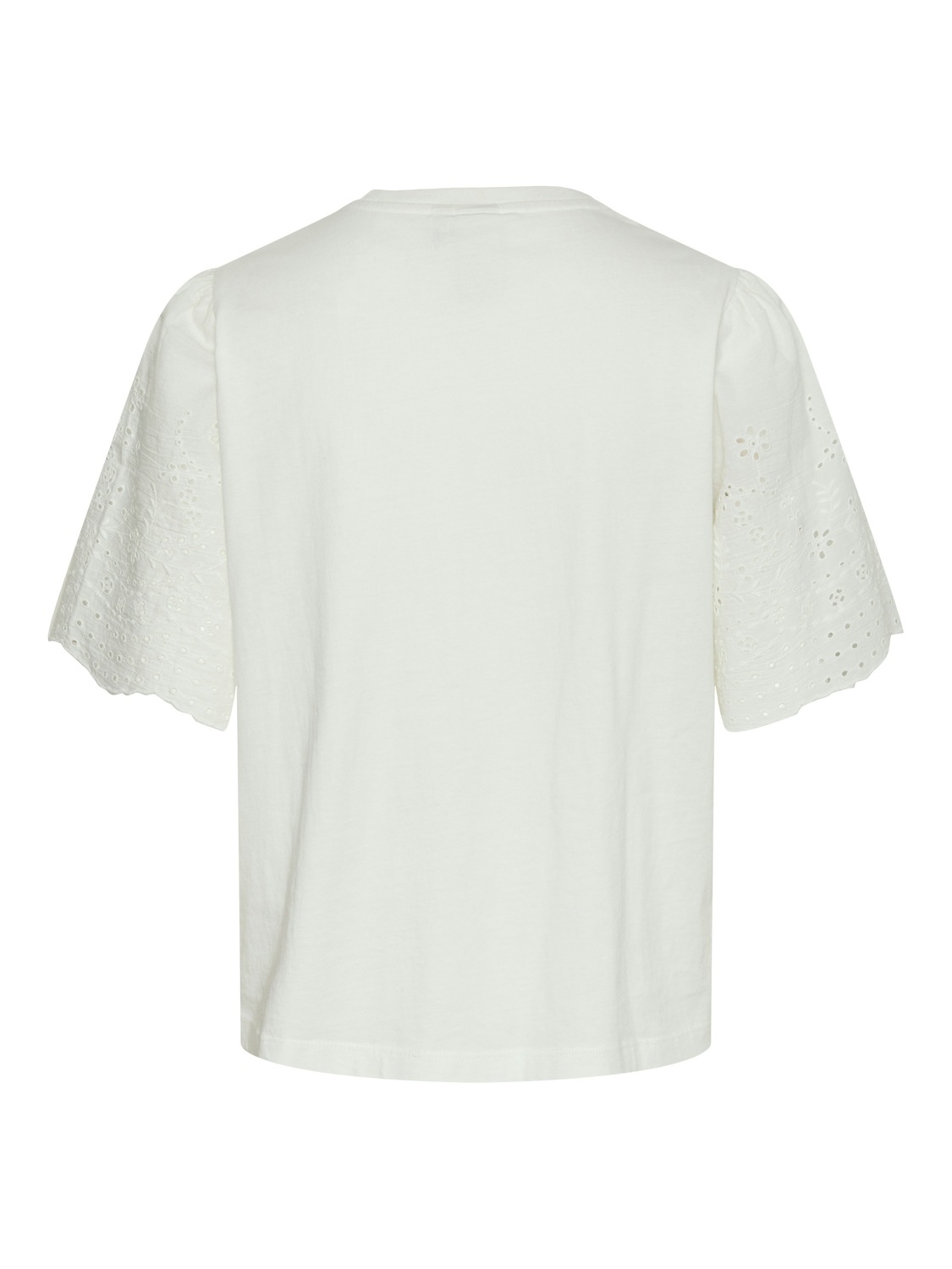 Y.A.S Kurzarmshirt »YASLEX SS TOP W. EMB SLEEVES S. NOOS«, mit Lochstickerei