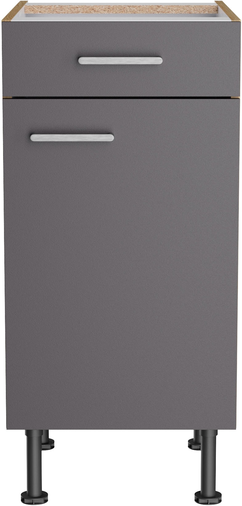 KOCHSTATION Unterschrank »KS-Lucy« Breite 40 cm, höhenverstellbare Füße, Soft-Close
