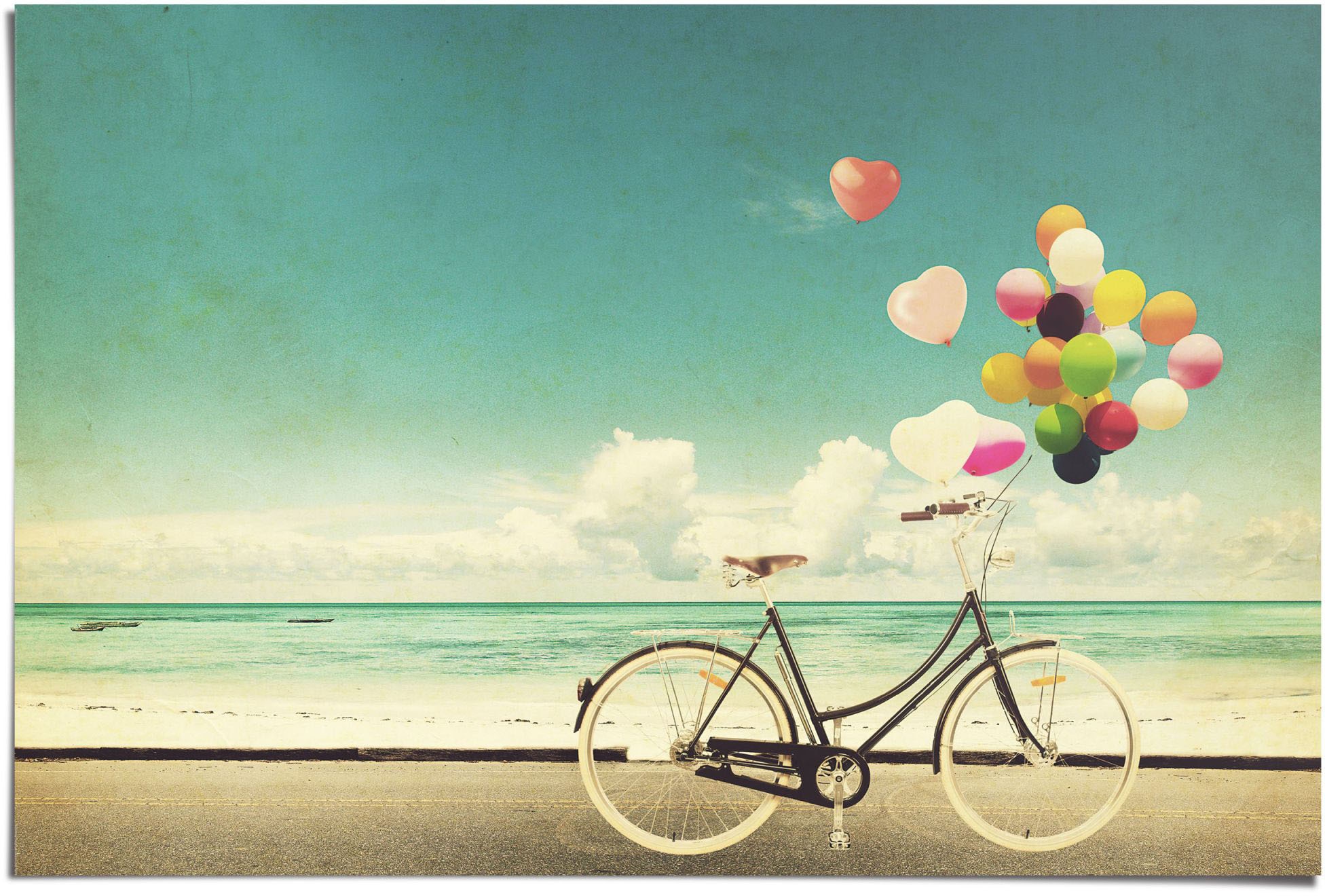 »Luftballon OTTO bei Fahrrad«, Reinders! St.) (1 Poster