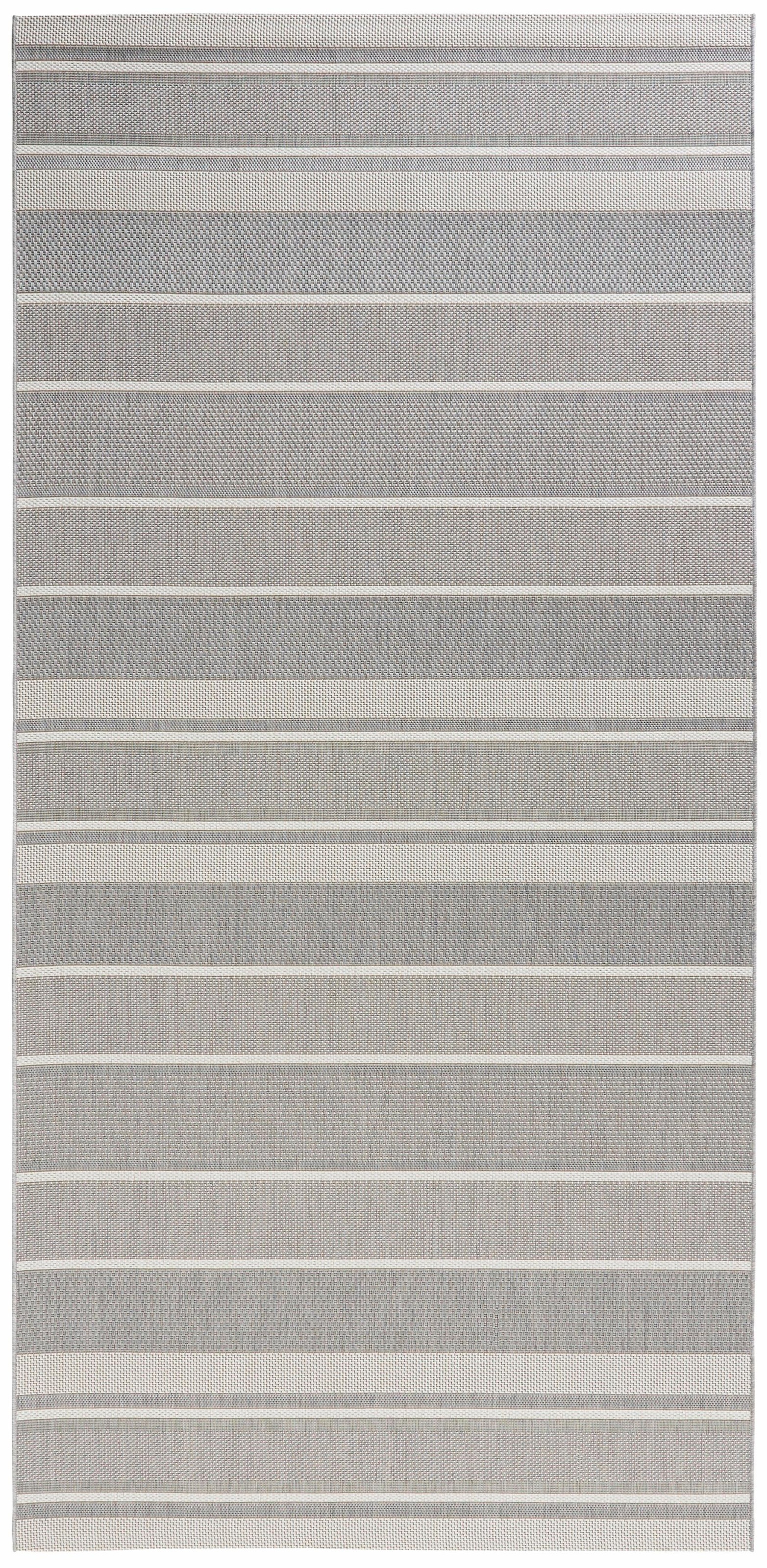 NORTHRUGS Läufer »Strap«, rechteckig, 8 mm Höhe, In- & Outdoor, Teppich, Streifen, Balkon, Terrasse, Garten, Wohnzimmer