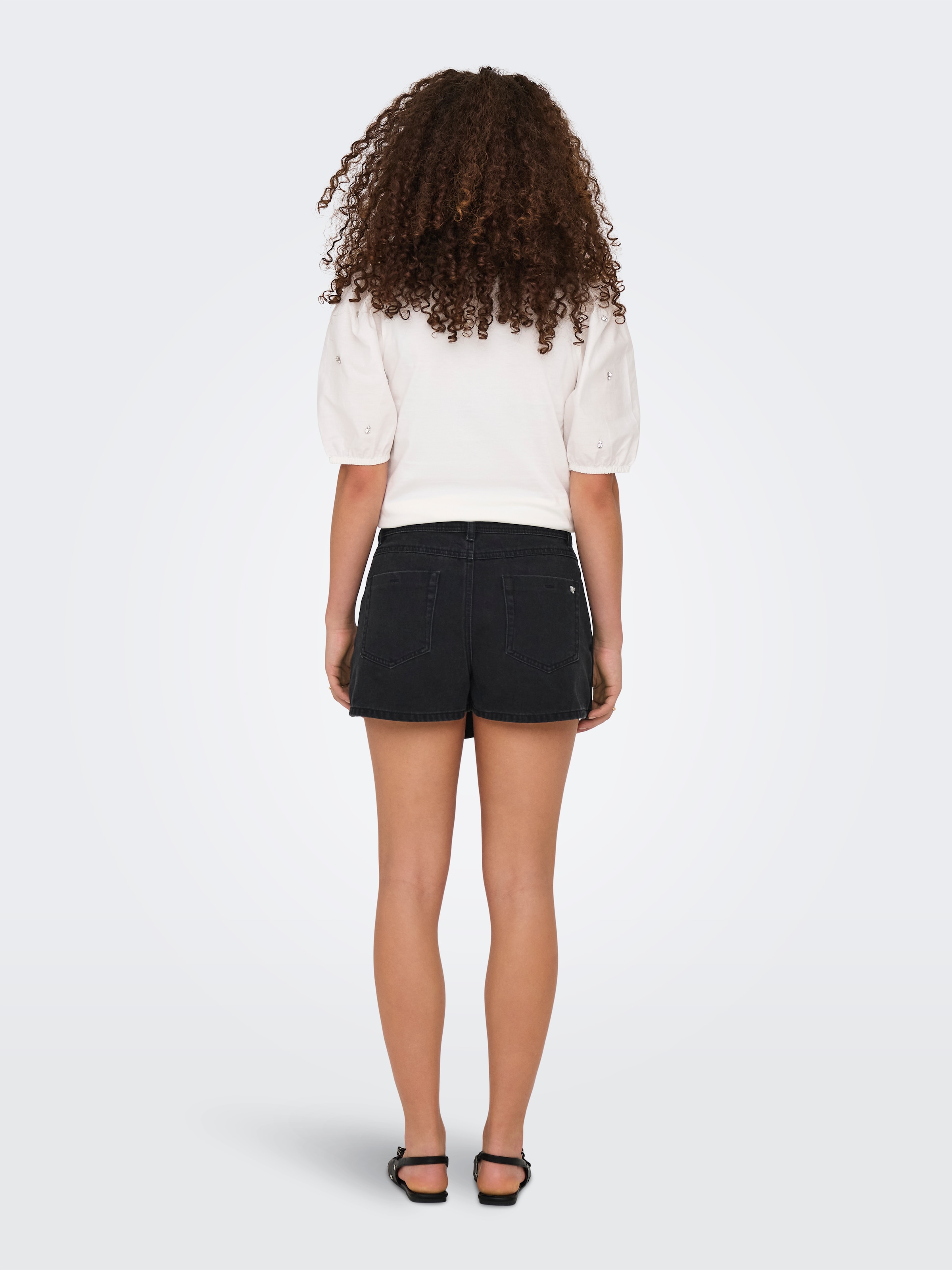 ONLY Jeansshorts »ONLLESLY REG LB DNM SKORT BJ NOOS« Baumwolle, Regular Waist, Hosenrock