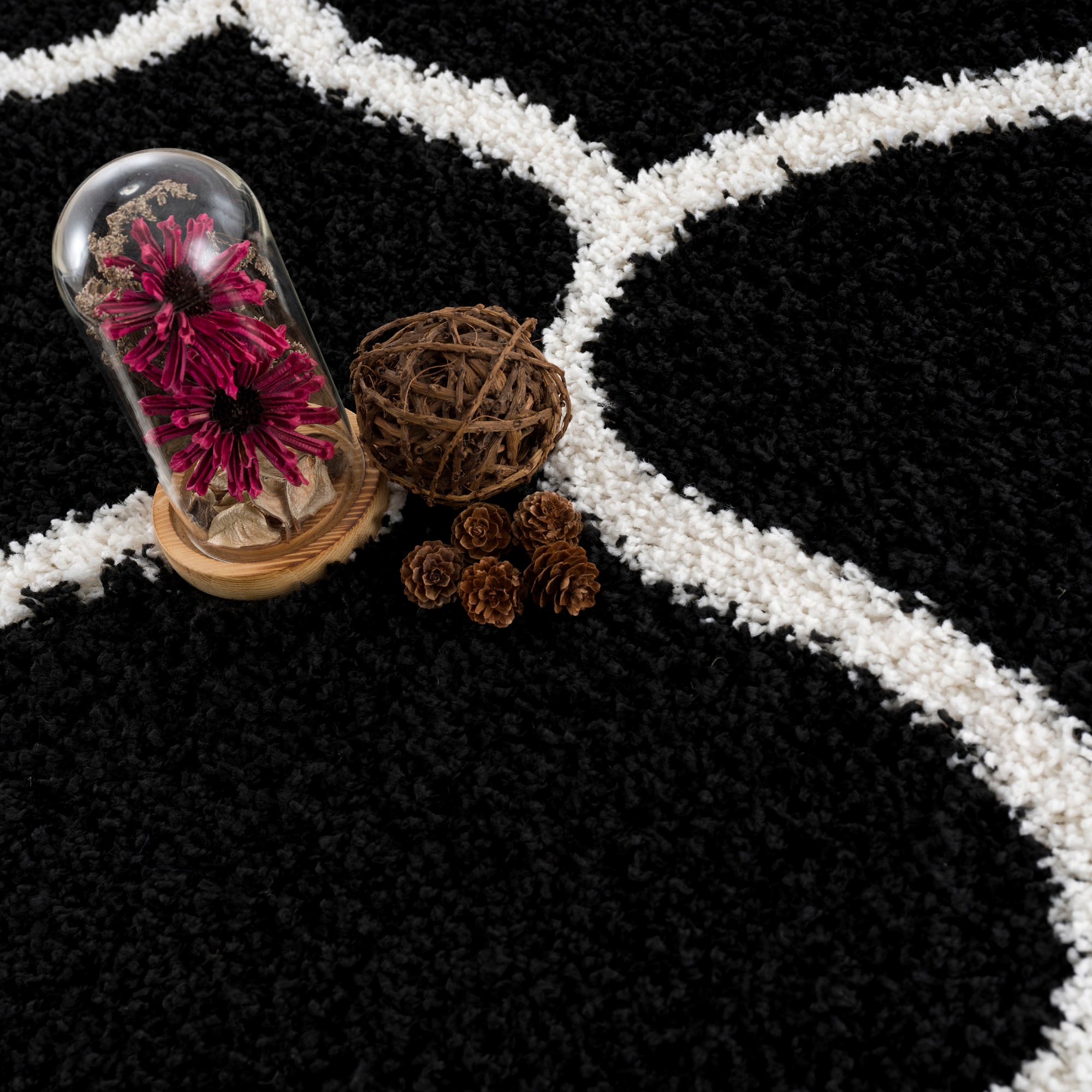 Sanat Hochflor-Teppich »Madrid«, rechteckig, 30 mm Höhe, Wohnzimmer, Langflor, Shaggy Teppich