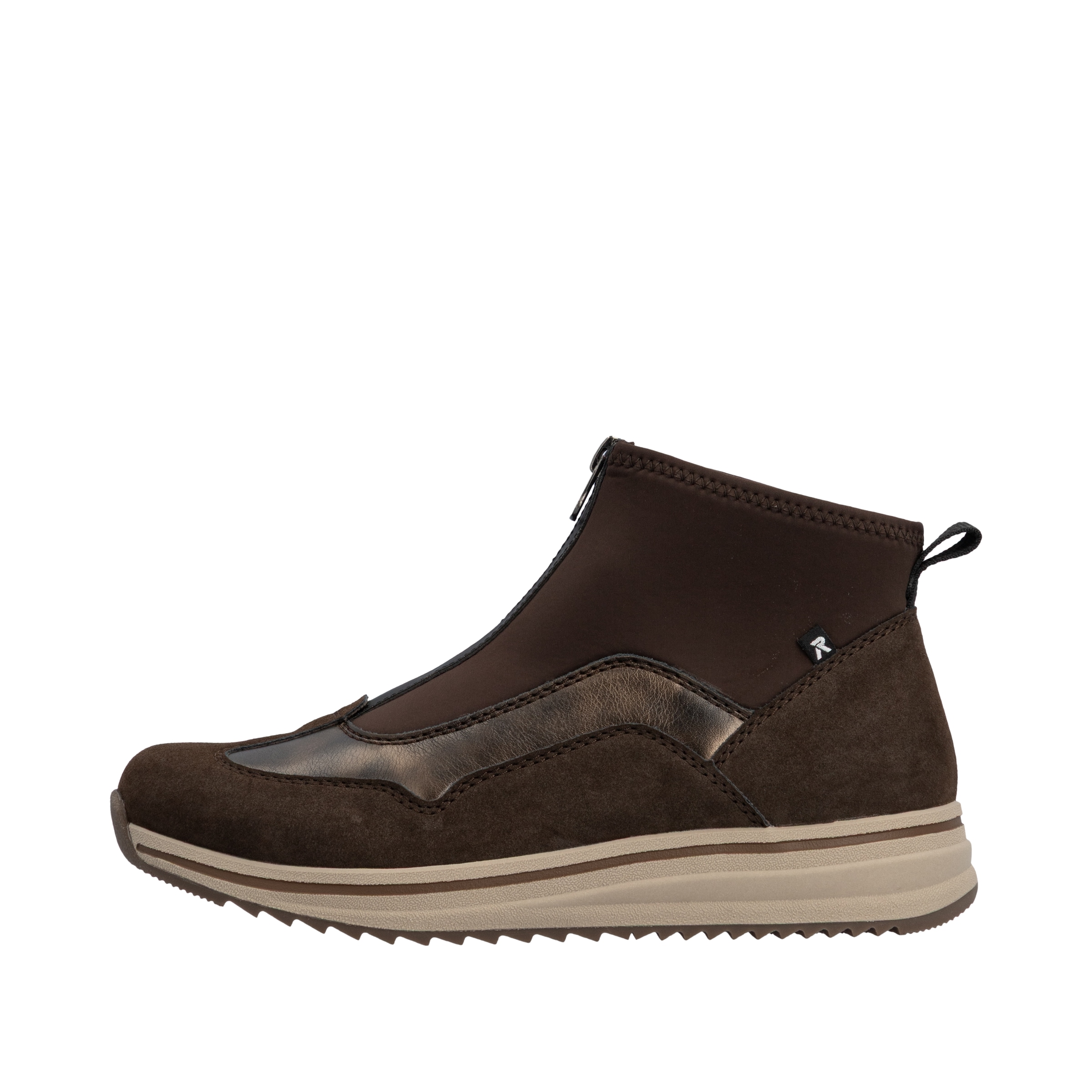 Rieker Sneakerboots  Stiefelette, High-Top Sneaker mit Reißverschluss vorne