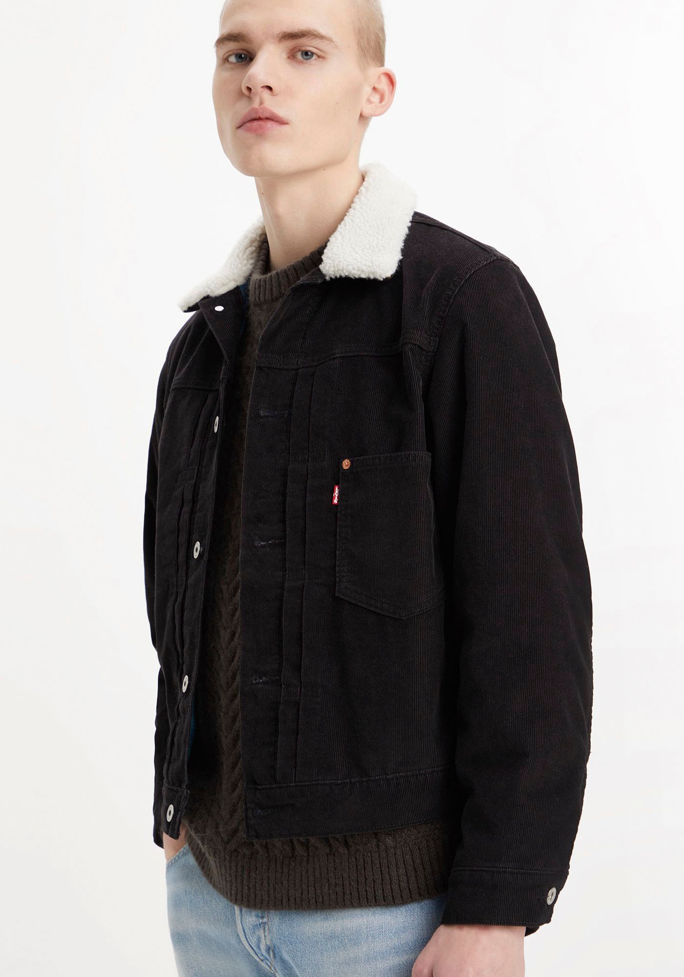 Levi's® Cordjacke »LINED TYPE I TRUCKER«, ohne Kapuze