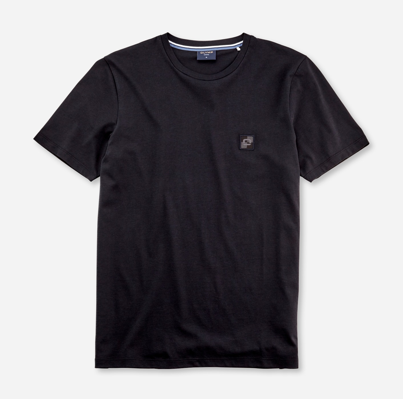 OLYMP T-Shirt »OLYMP Wirk Casual«, mit Logo-Patch