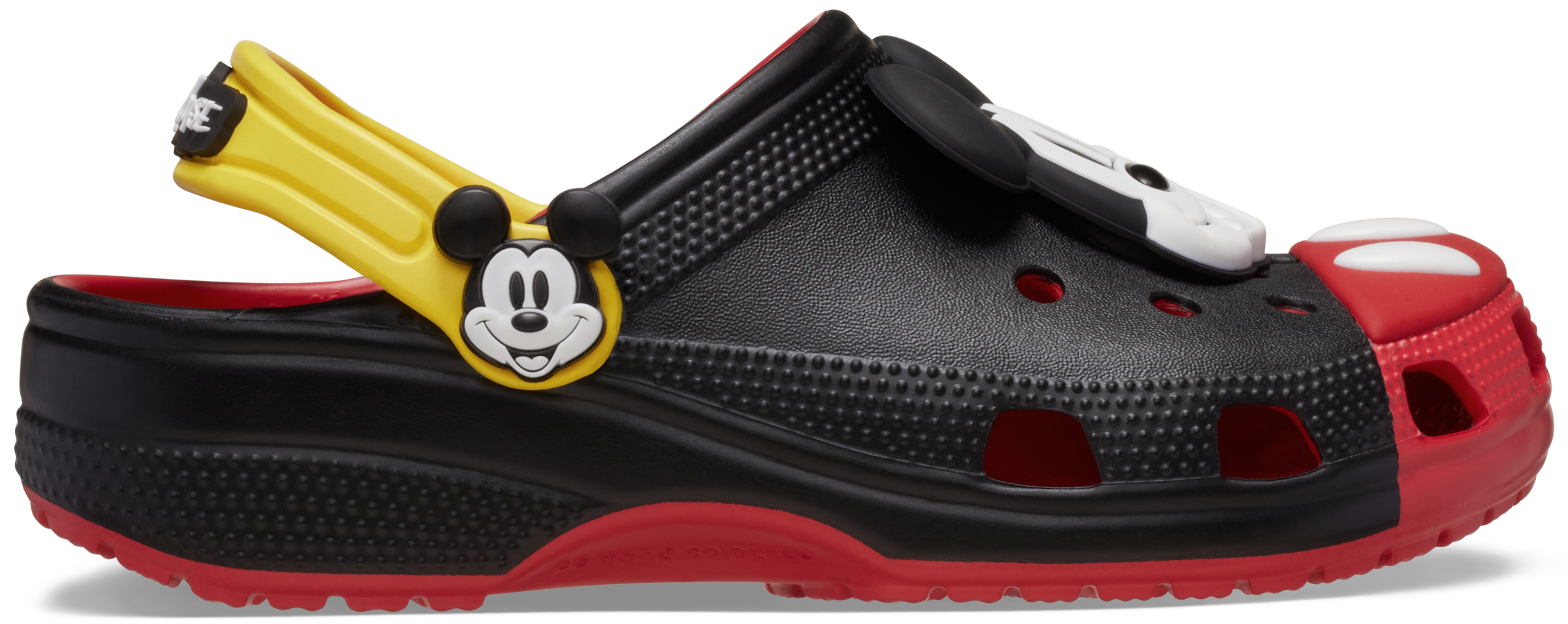 Crocs Clog »Mickey Mouse Classic Clog T«  Sommerschuh, Strandschuh, Hausschuh mit Fersenriemen