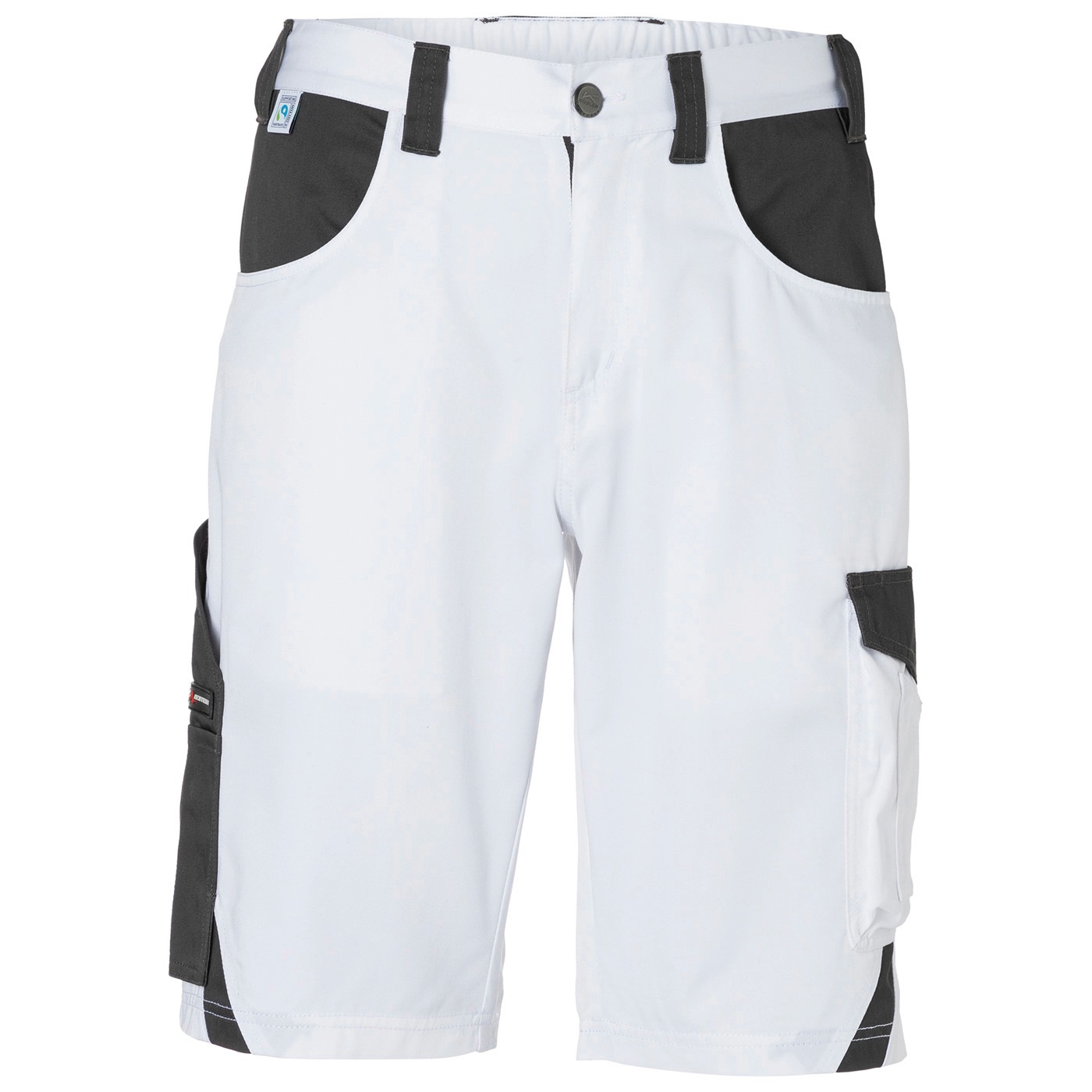 Kübler Arbeitshose »KÜBLER PULSE Shorts Eco; weiß anthrazit«
