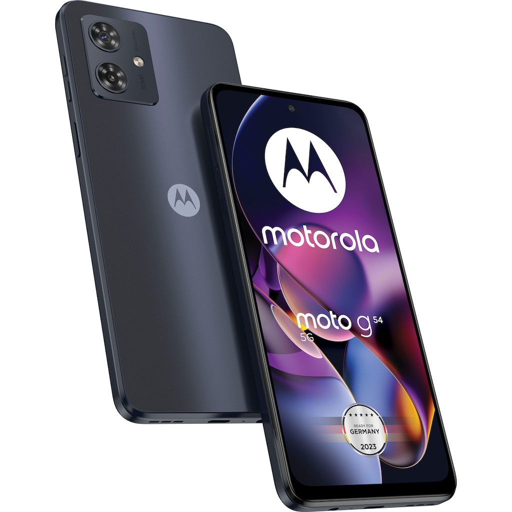 Motorola Smartphone »MOTOROLA moto g54«, midnight blue, 16,51 cm/6,5 Zoll, 256 GB Speicherplatz, 50 MP Kamera