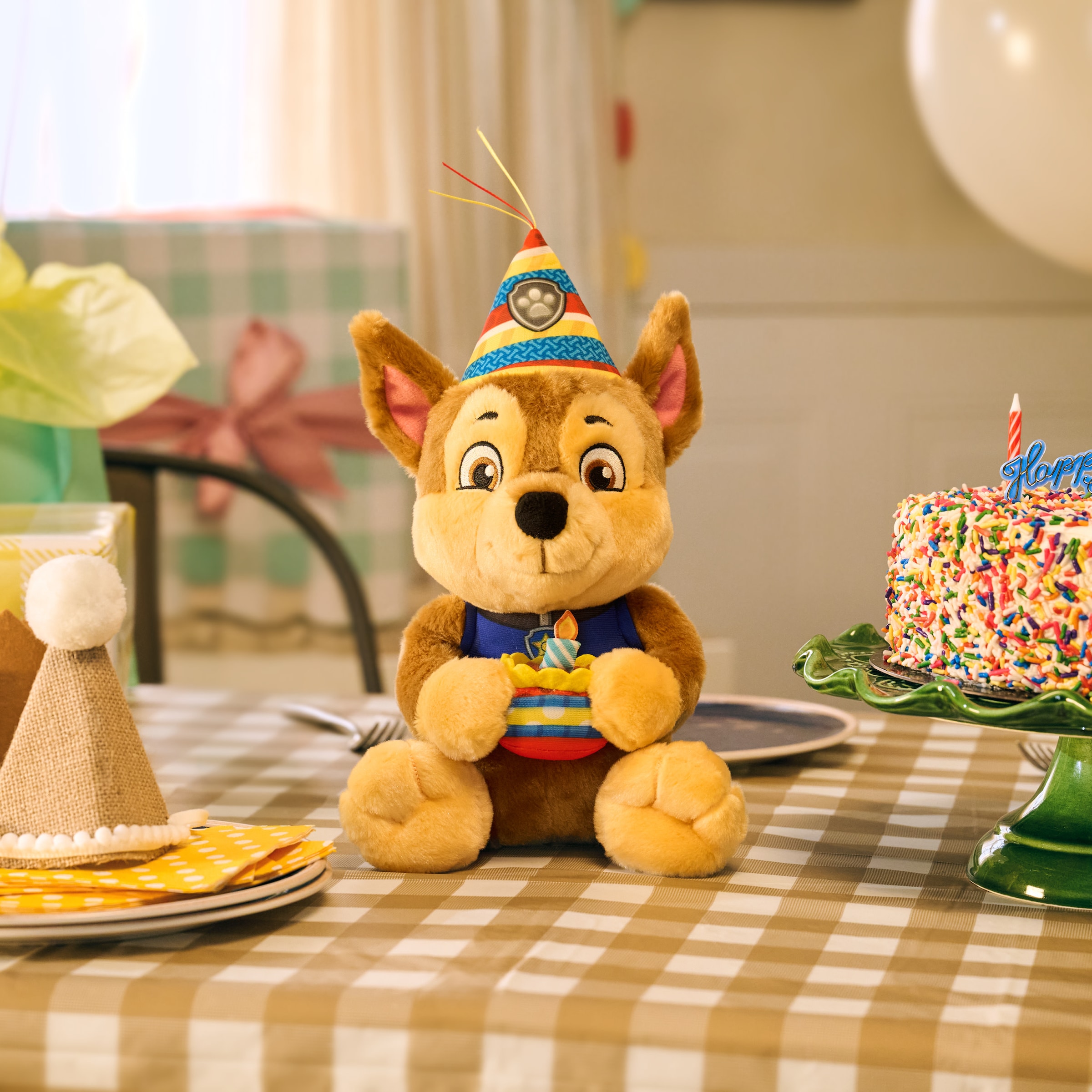 Spin Master Plüschfigur »PAW Patrol – Chase Geburtstagsplüsch«