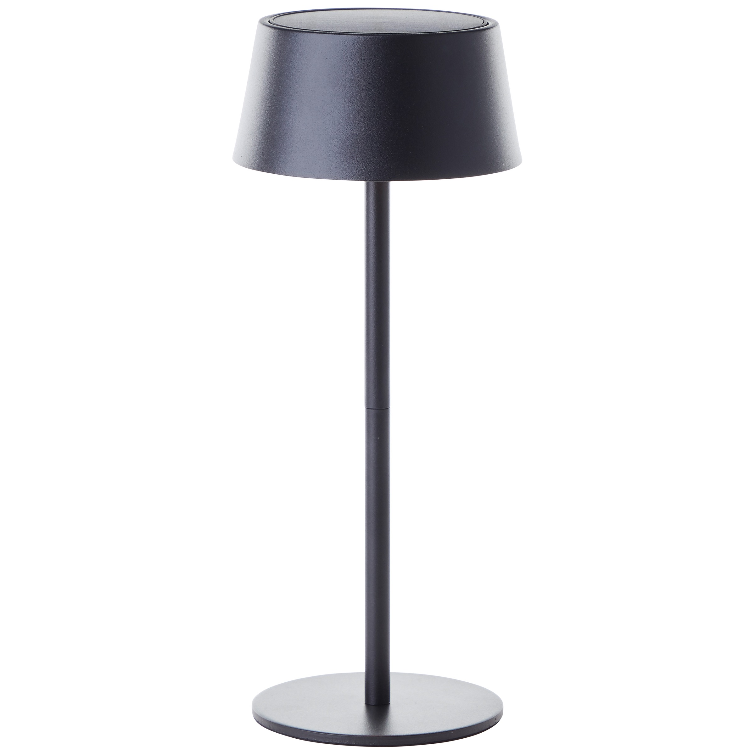 Brilliant LED Außen-Tischleuchte »Picco«, LED Außentischlampe Leuchte mit Solar in schwarz matt per USB ladbar