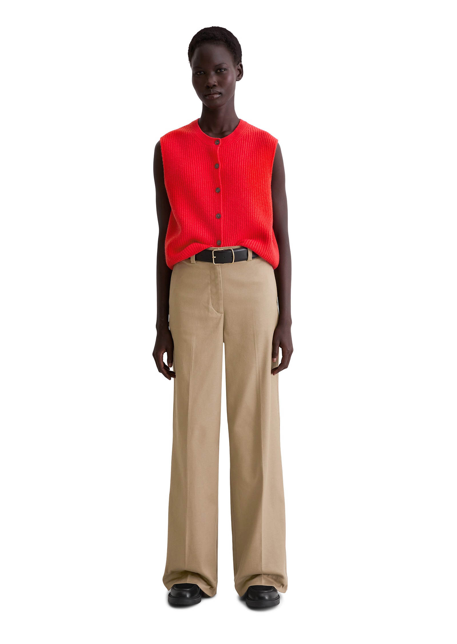 Marc O'Polo Strickweste slim fit, aus weichem Wolle-Mix