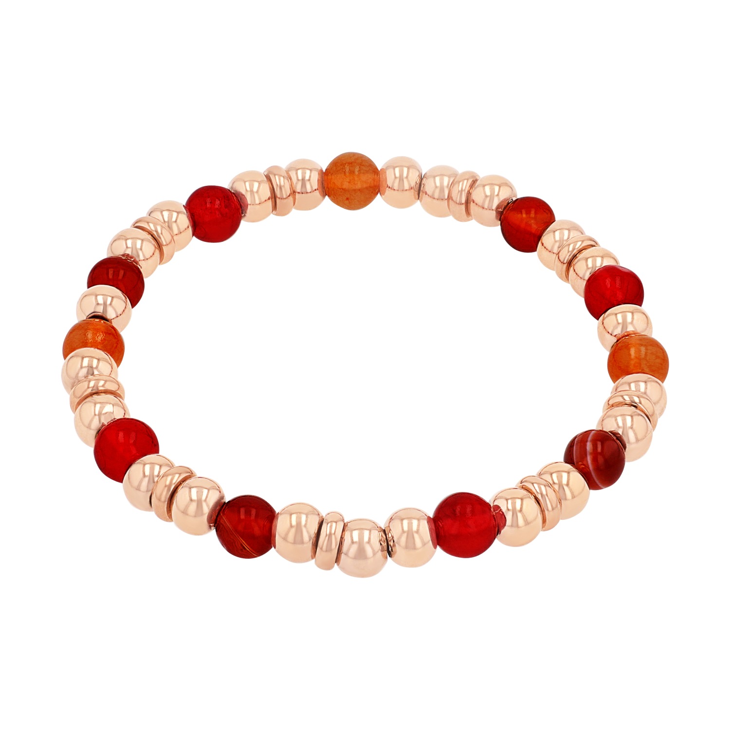 s.Oliver Armband »2039847« mit Chalcedon, Chalcedon, Achat