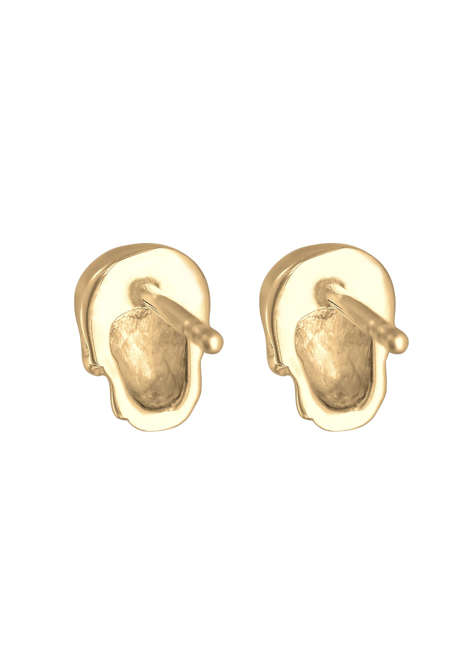 Elli Paar Ohrstecker »Ohrringe Totenkopf Rock Gothic Trend 925 Silber«