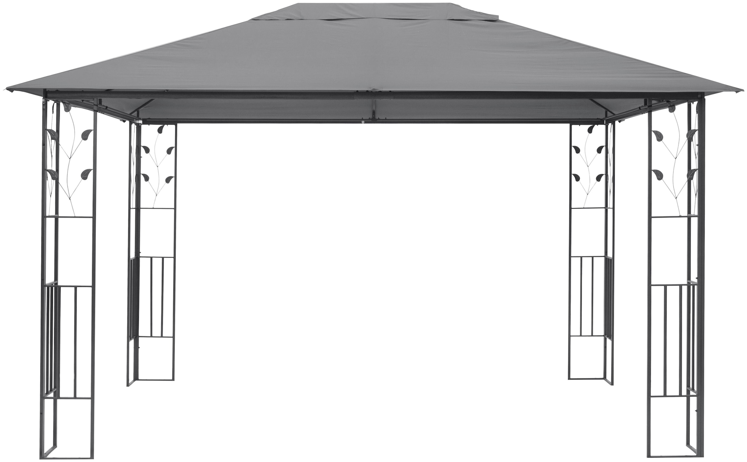 KONIFERA Pavillon »Athen«, BxT: 300x400 cm, Blätter-Optik, inkl. 4 Seitenteile