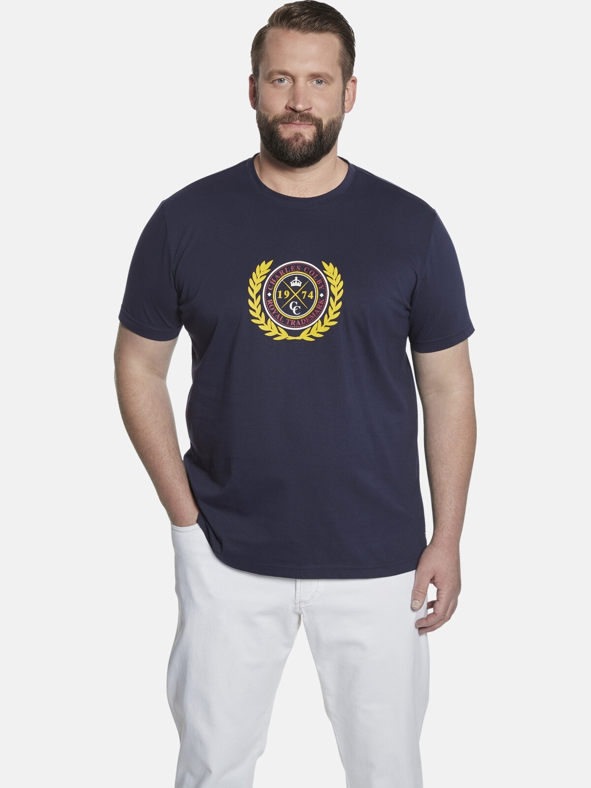 T-Shirt »T-Shirt EARL SADWYN«, (1 tlg.), mit royalem Print