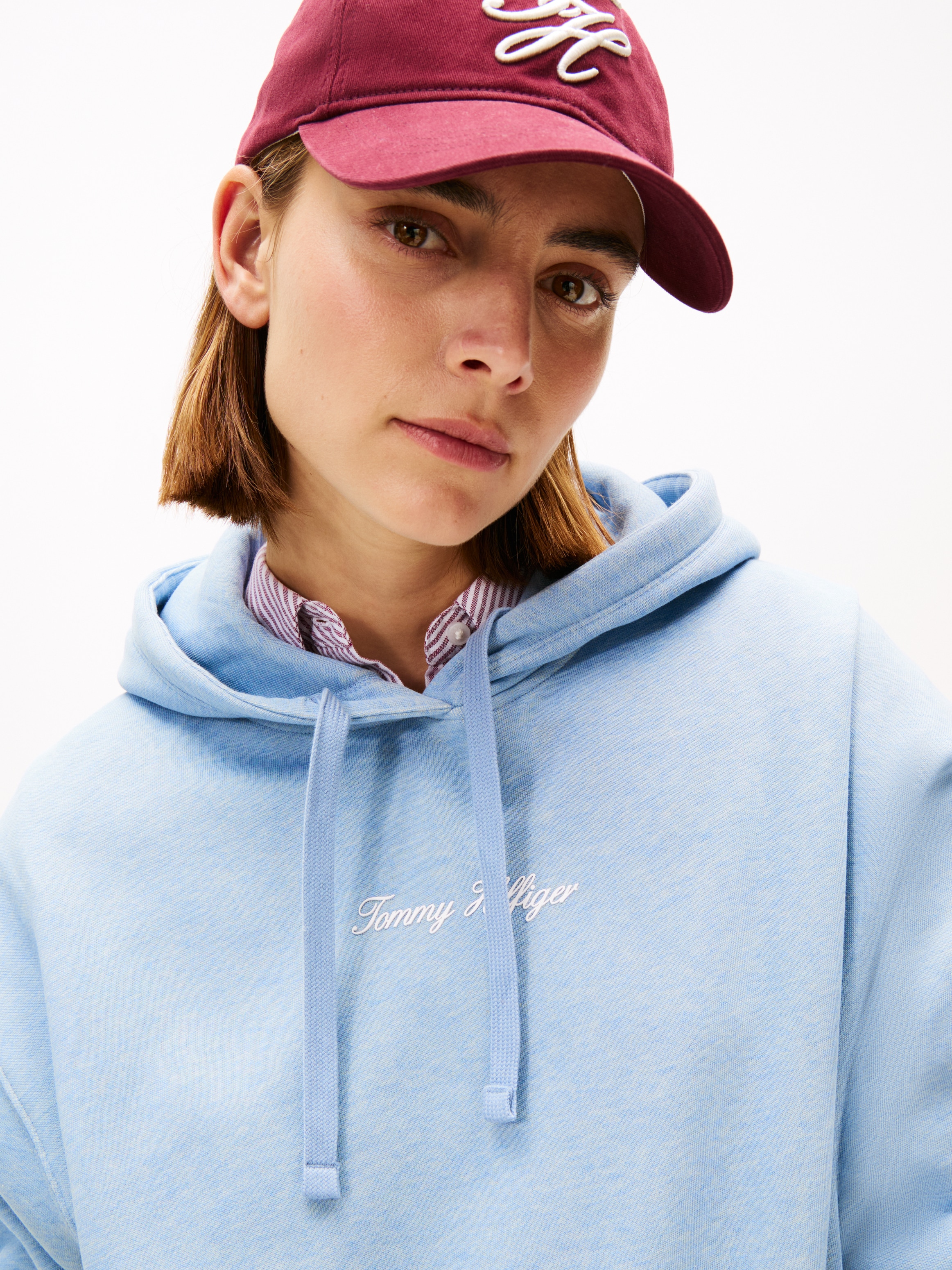 Tommy Hilfiger Kapuzensweatshirt »CLASSIC SCRIPT FLEECE HOODIE«