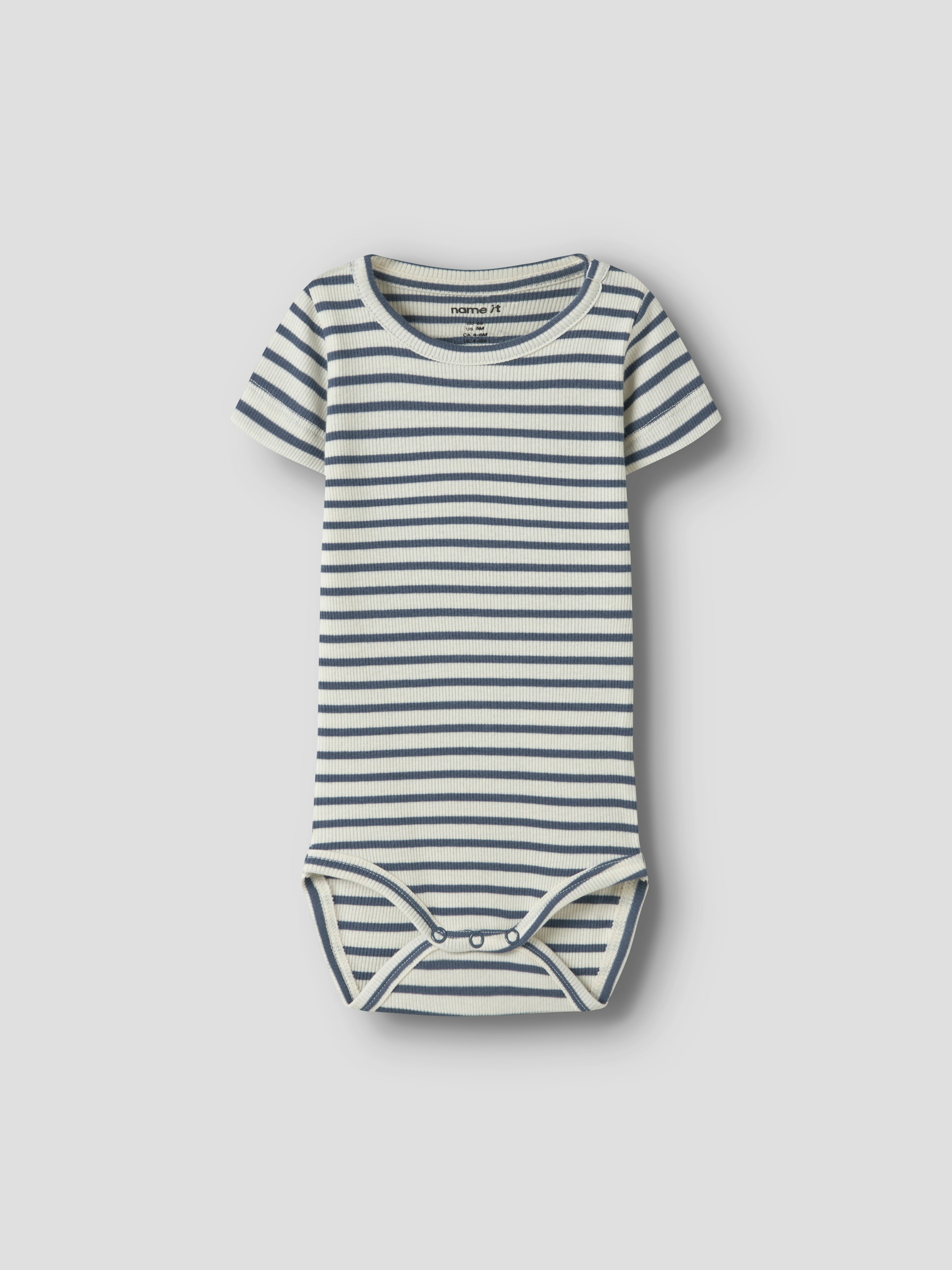 Name It Kurzarmbody »NBNBANI SS BODY NOOS« Baumwollmischung, Jersey Rippqualität