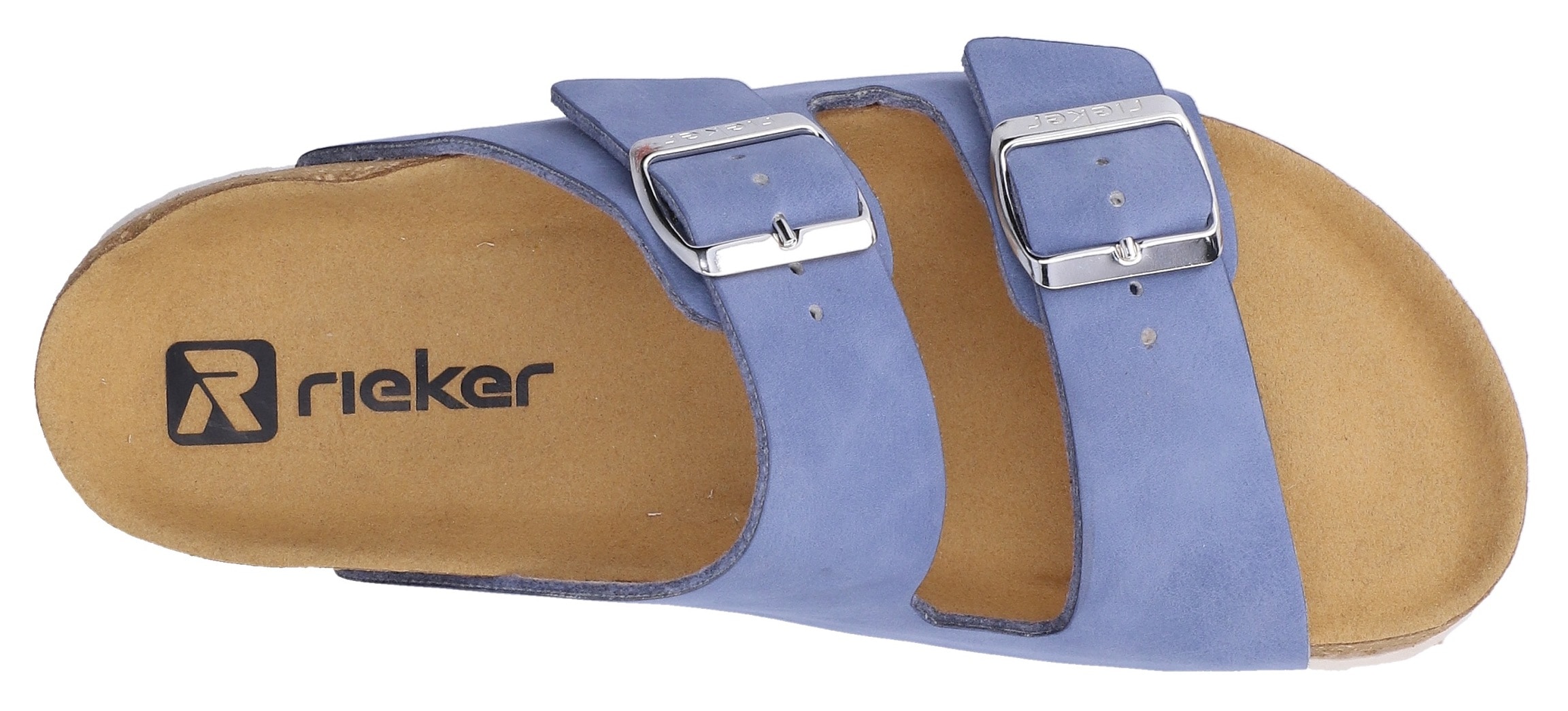 Rieker Pantolette  Sommerschuh, Strandschuh, Hausschuh mit verstellbaren Schnallen