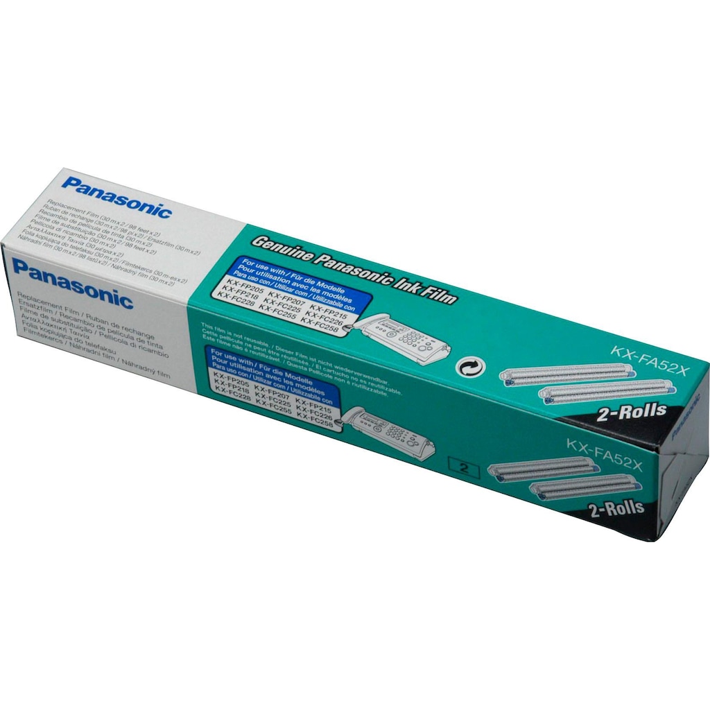 Panasonic Fax Thermotransfer-Rolle »KX-FA52X Doppelpack«