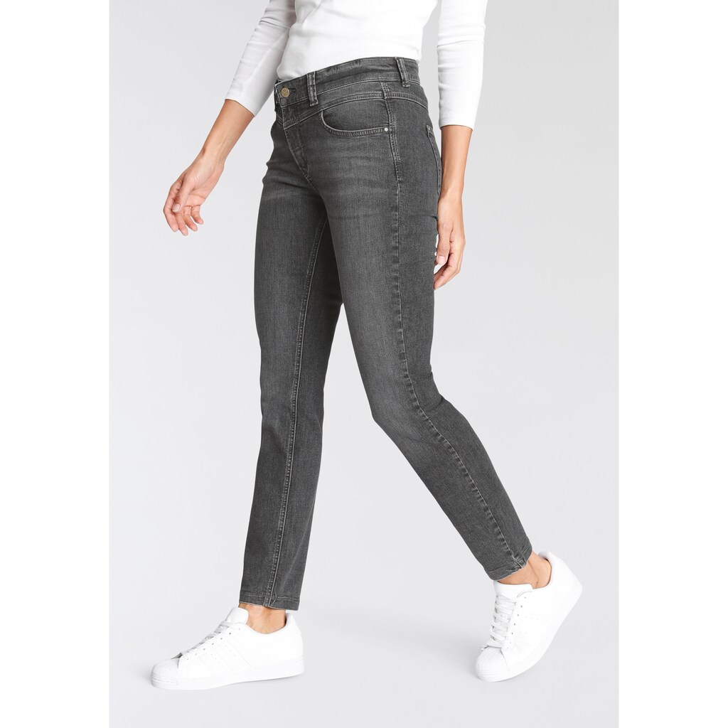 MAC Slim-fit-Jeans »Dream Authentic Slim«, Formgebende Einsätze vorne und im Rücken