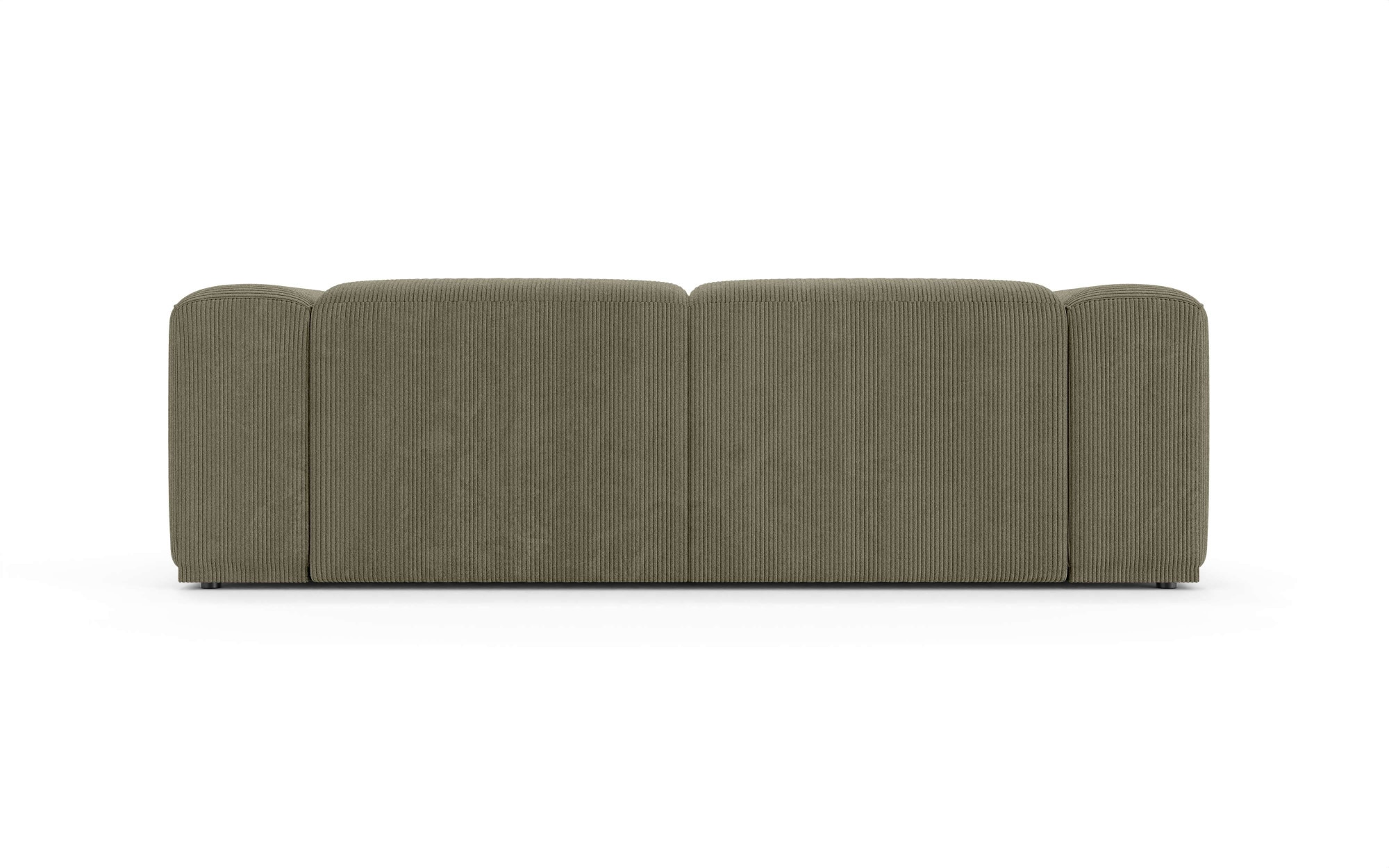 s.Oliver Big-Sofa »EMMERIK Designersofa, 3-Sitzer mit Wellenfederung, B/T/H: 242/98/73 cm«, hoher Sitzkomfort, gemütlich und modern, auch in Cord