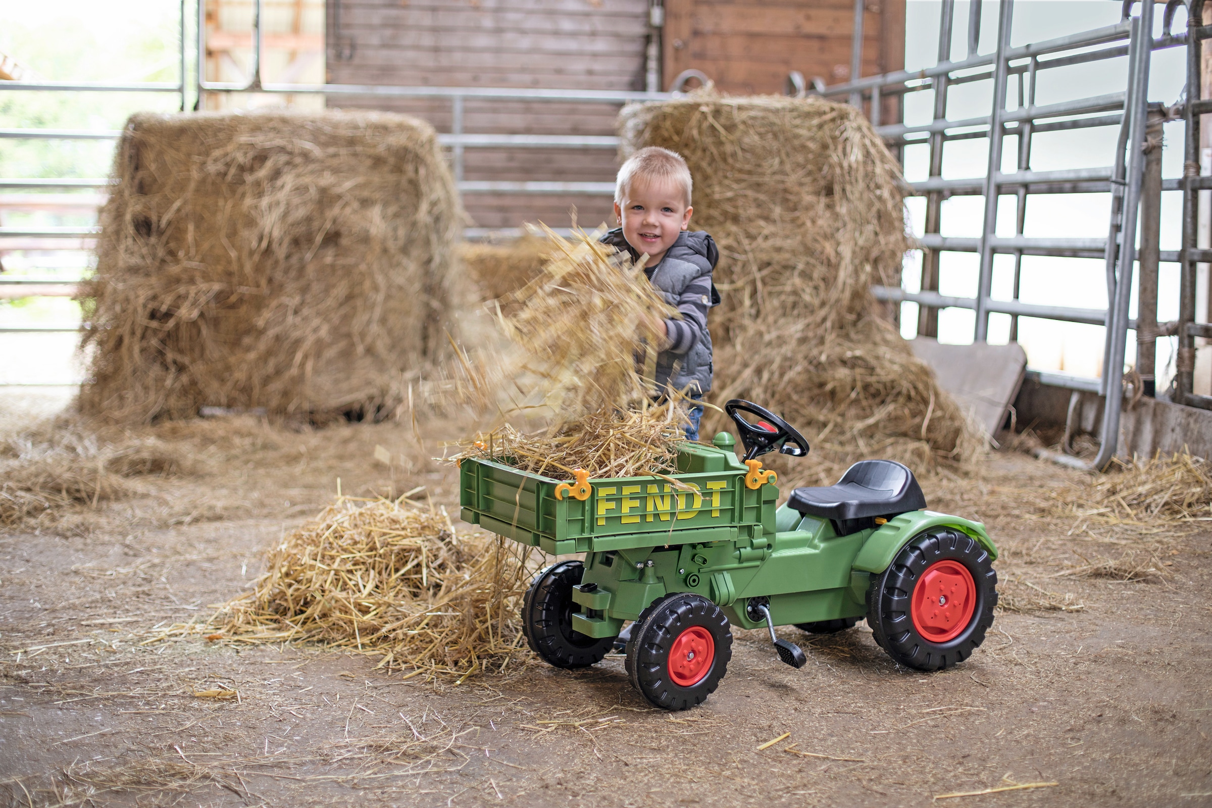 BIG Trettraktor »Fendt Geräteträger«, BxTxH: 46x54x102 cm