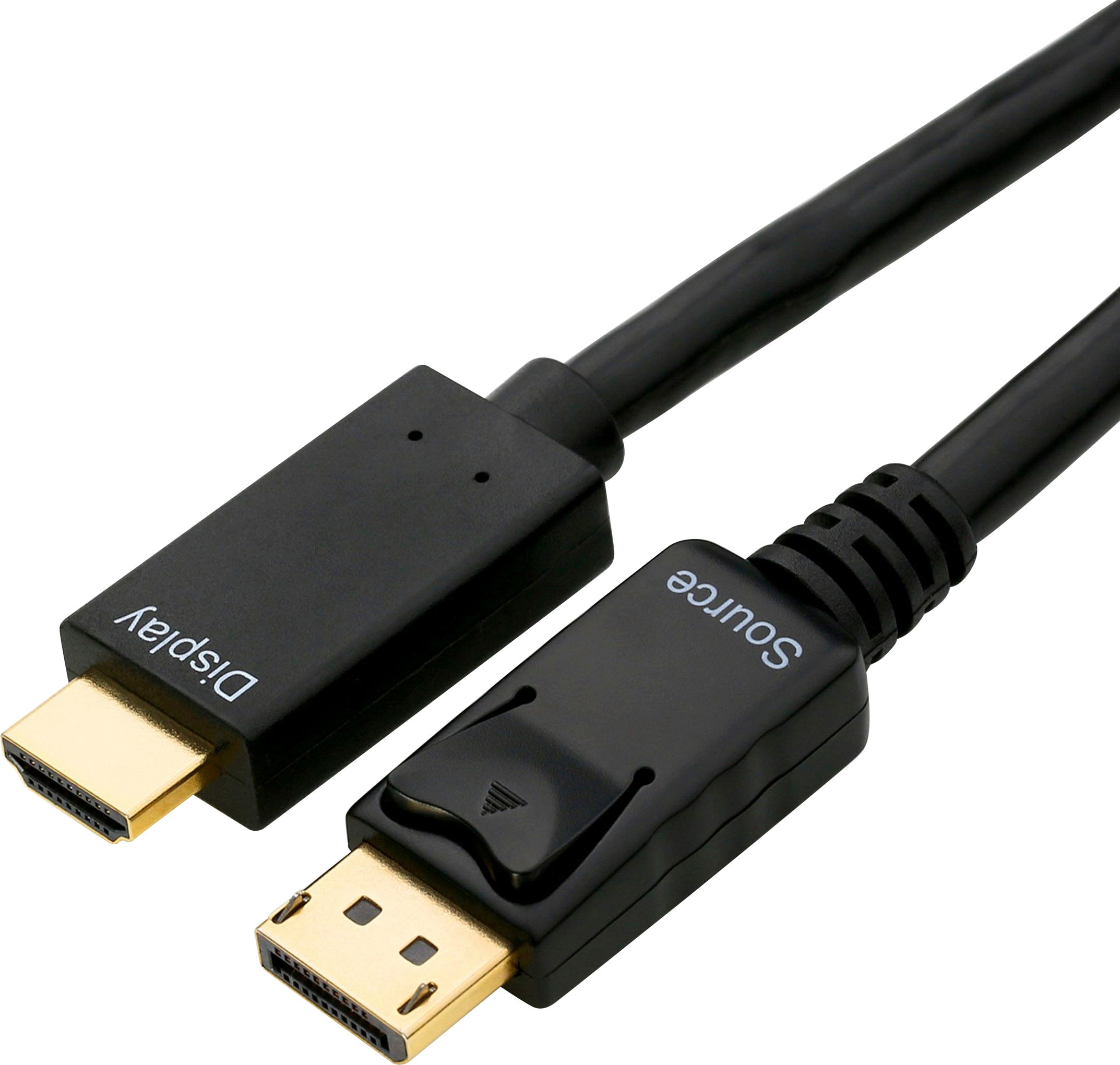 CSL Audio- & Video-Kabel »DisplayPort, HDMI Kabel, mehrfach geschirmt, verschiedene Längen«, HDMI-DisplayPort, HDMI-DisplayPort, 500 cm