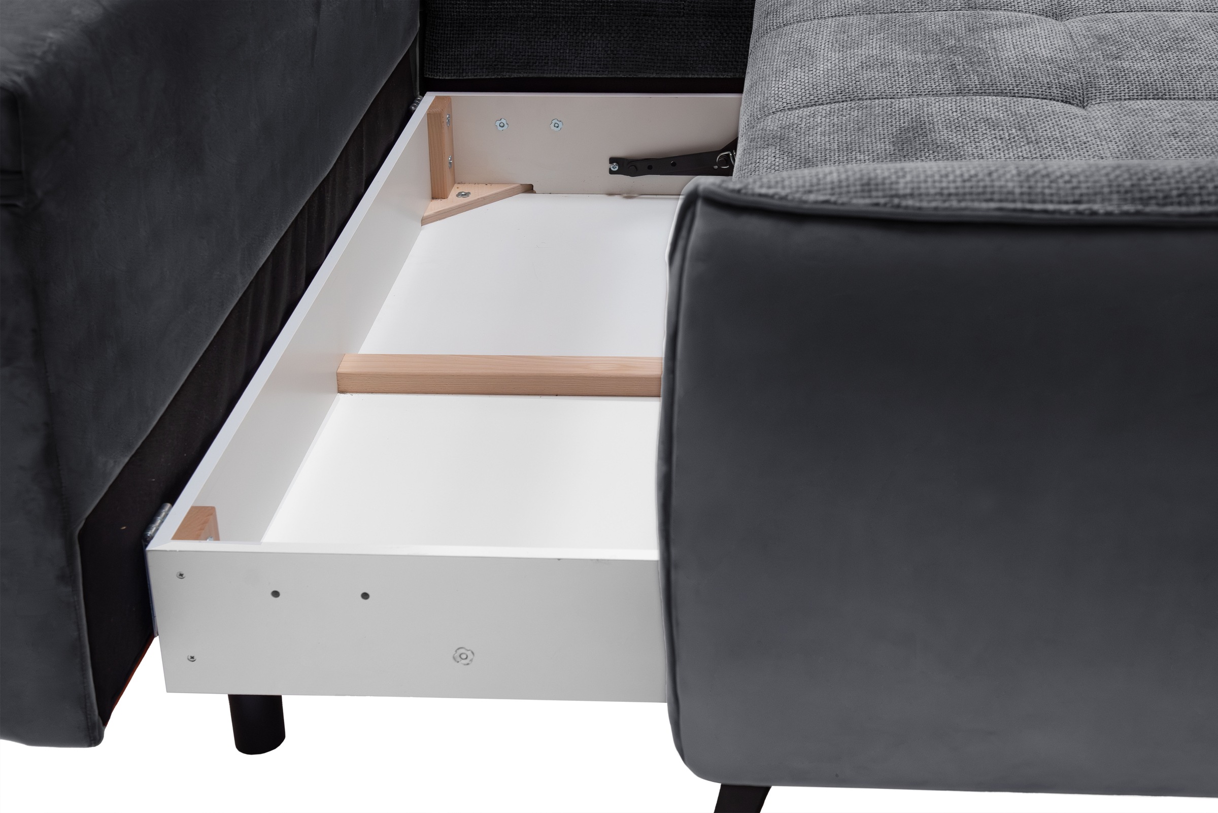 exxpo - sofa fashion Ecksofa »Midway mit einfacher Easy-Lift-Bettfunktion, bequem und modern«, inkl. Bettfunktion und praktischem Bettkasten, L-Form
