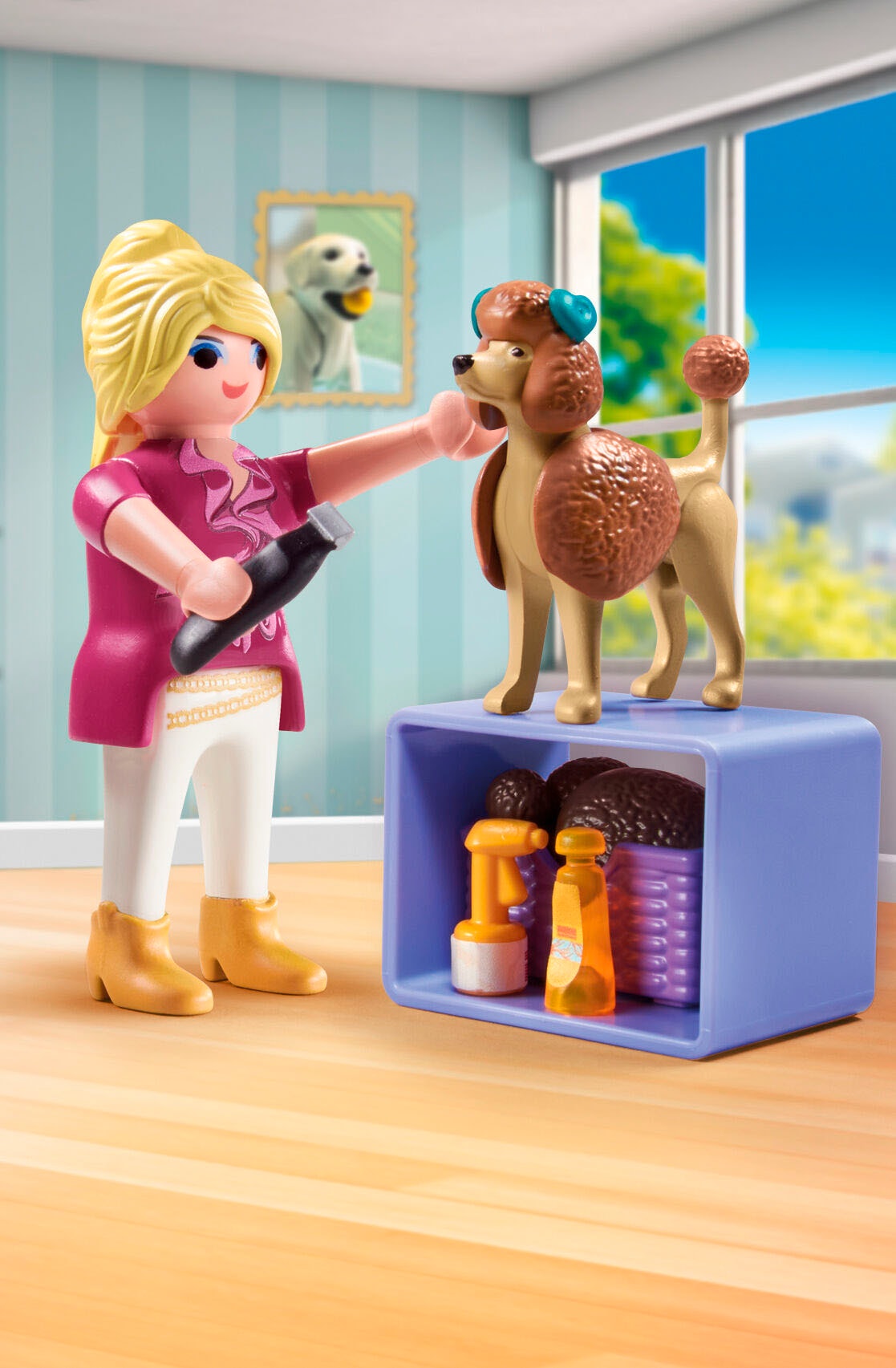 Playmobil® Konstruktions-Spielset »Hundefriseurin (71747), Playmobil My Life«, (23 St.)