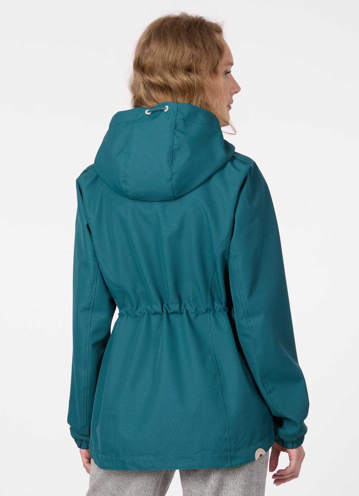 Ragwear Parka »DANKKA« mit Kapuze Mit Kordelzug, geblümtem Futter und reflektierenden Kordeln