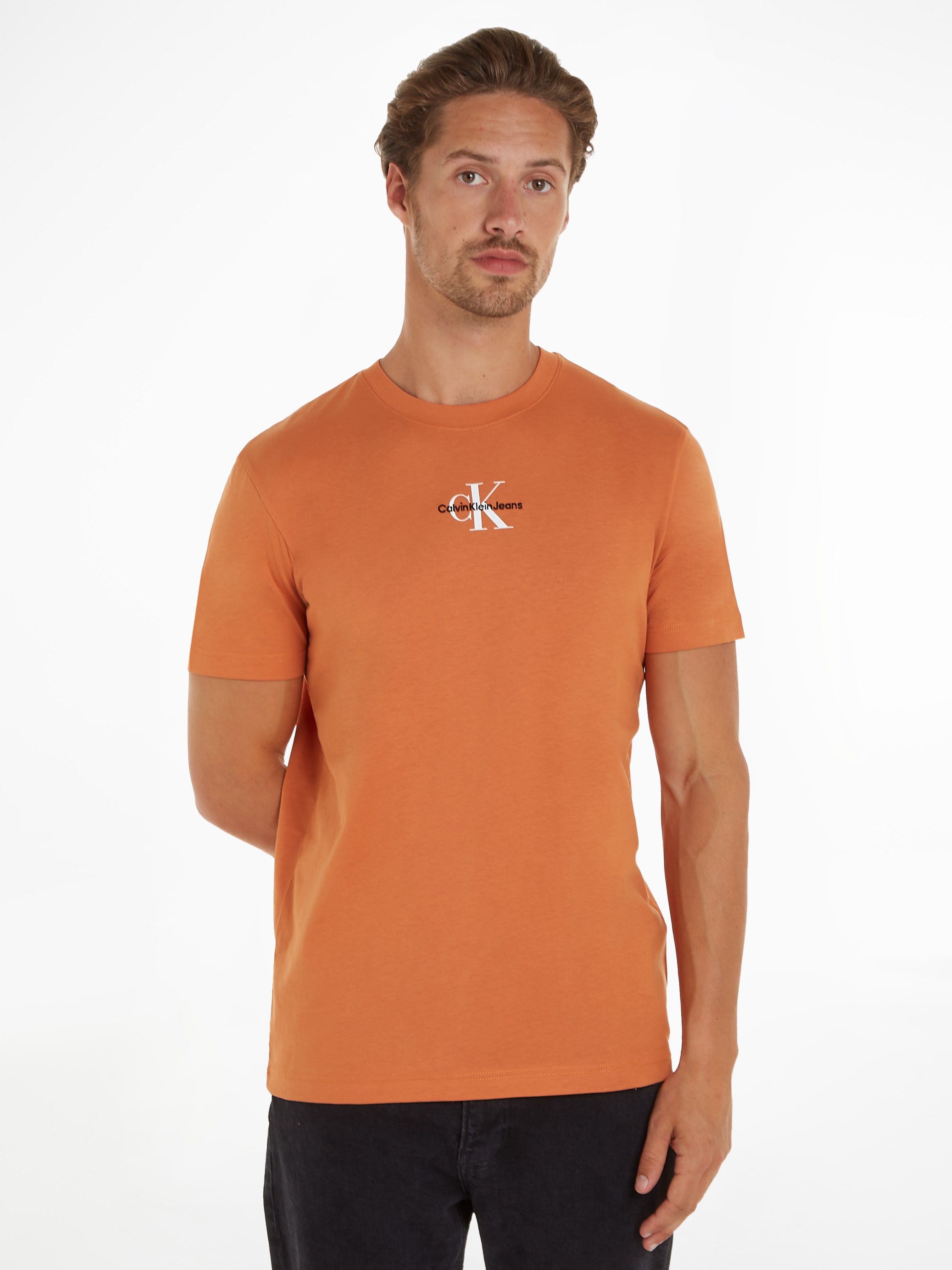 T-Shirt »MONOLOGO REGULAR TEE«, mit Logoschriftzug